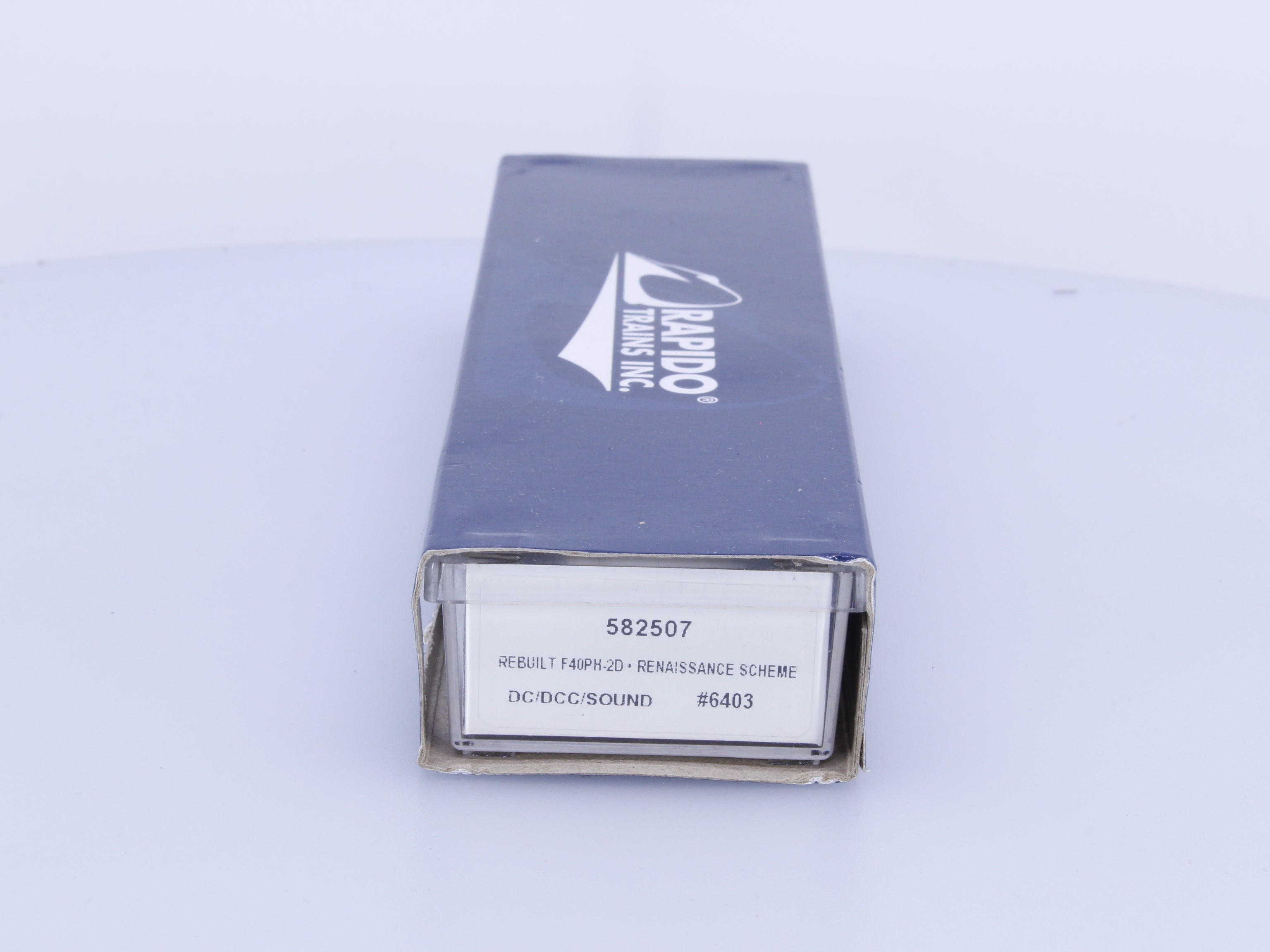 Rapido 582507 N F40PH-2D Diesel Locomotive Renaissance Scheme Via Rail (VIA) 6403 DCC & Sound