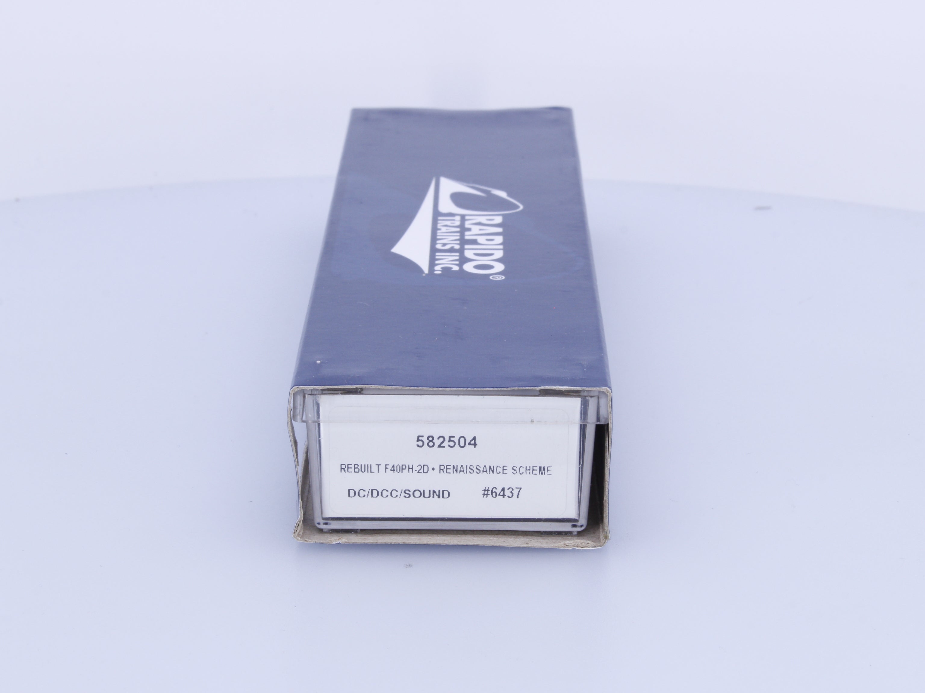 Rapido 582504 N F40PH-2D Diesel Locomotive Renaissance Scheme Via Rail (VIA) 6437 DCC & Sound