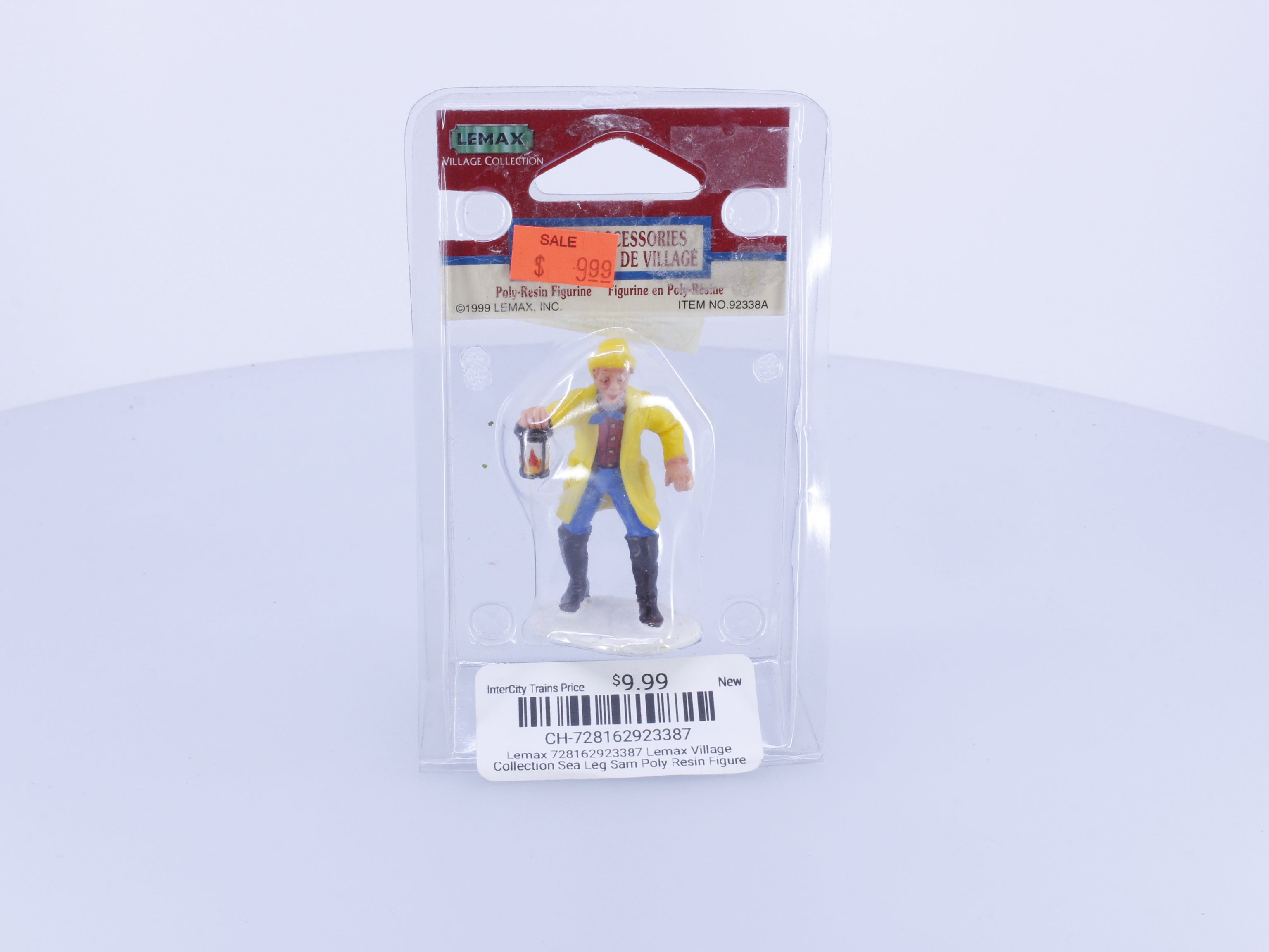 Lemax 728162923387 Lemax Village Collection Sea Leg Sam Poly Resin Figure 1999 #92338AM