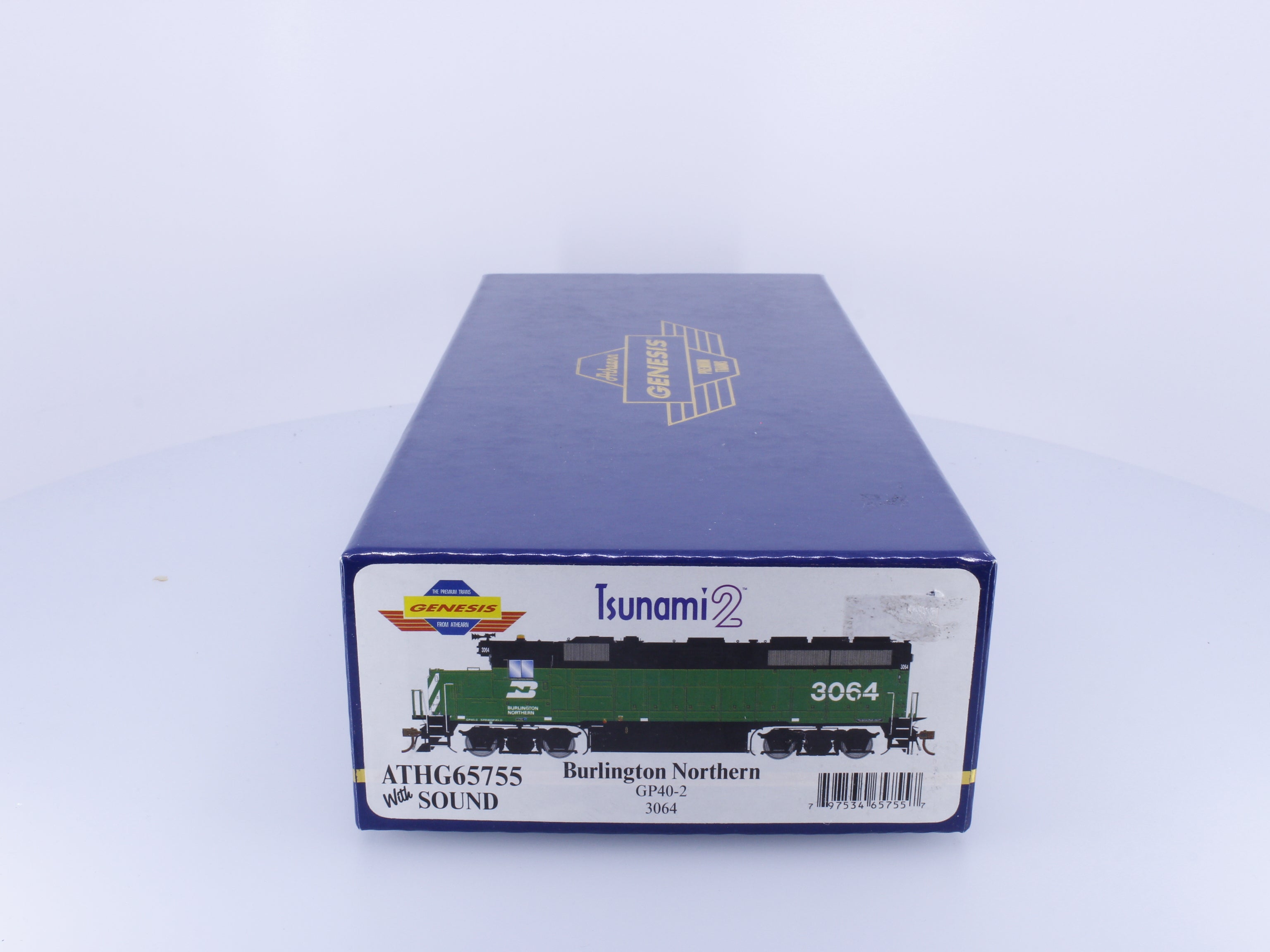Athearn ATHG65755 HO GP40-2 Diesel Locomotive Burlington Northern (BN) 3064 DCC & Sound