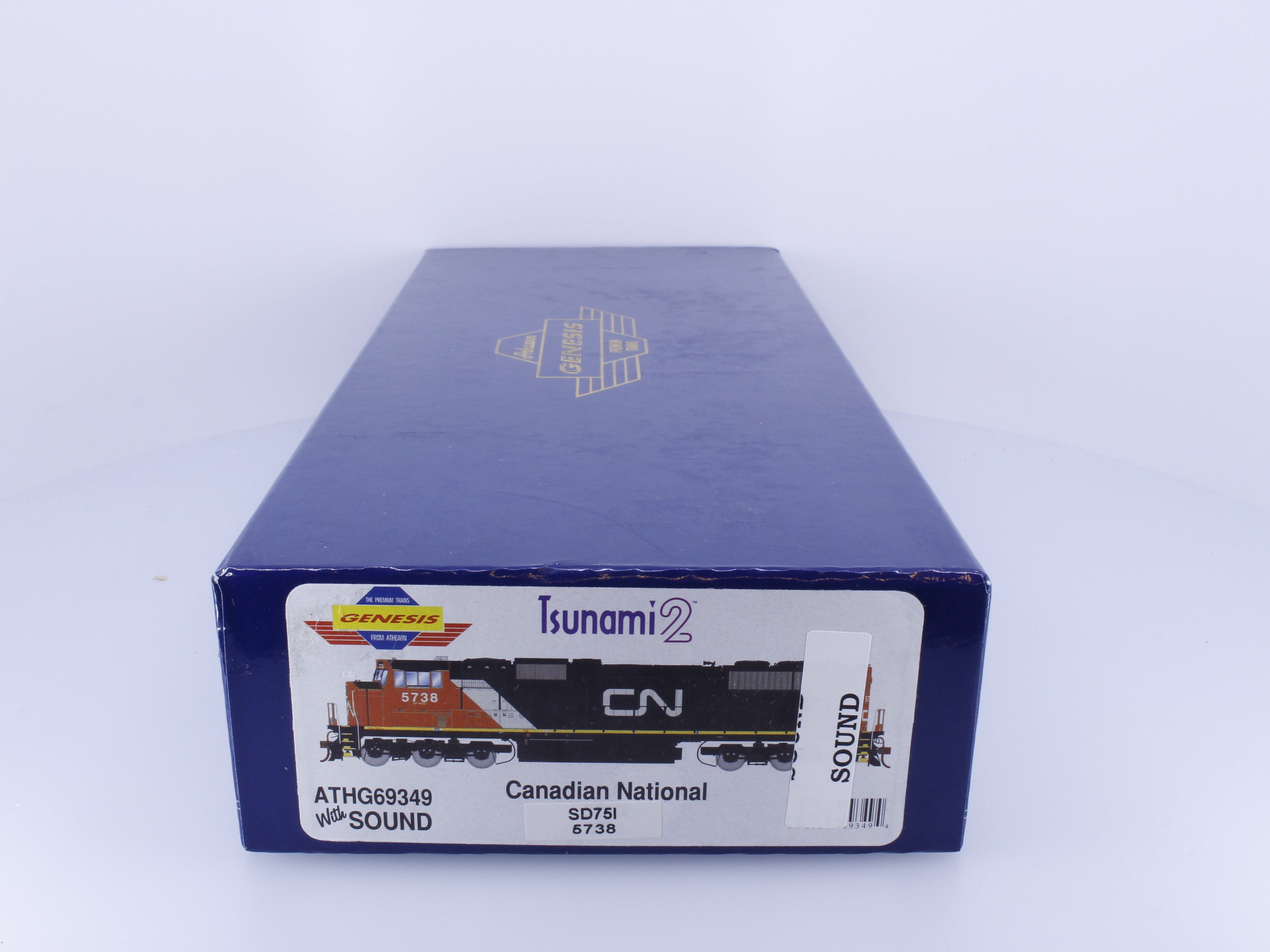 Athearn ATHG69349 HO SD75I Diesel Locomotive CN Logo Canadian National (CN) 5738 DCC & Sound