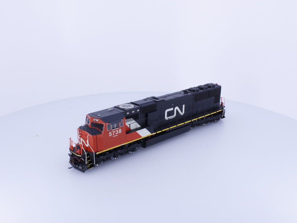 Athearn ATHG69349 HO SD75I Diesel Locomotive CN Logo Canadian National (CN) 5738 DCC & Sound