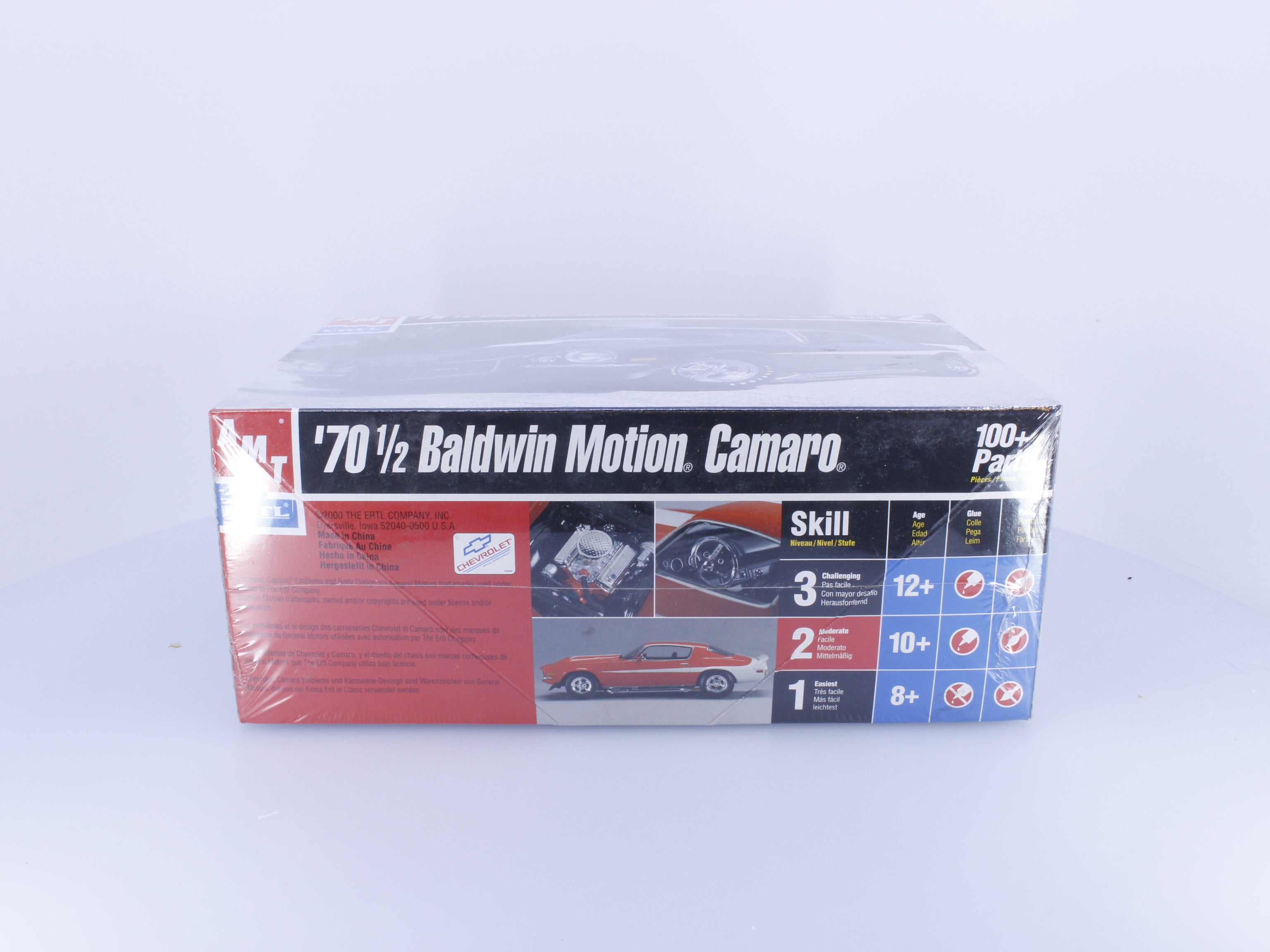 AMT 30085 G 1970 1/2 Baldwin Motion Chevrolet Camaro Plastic Model Kit 1/25