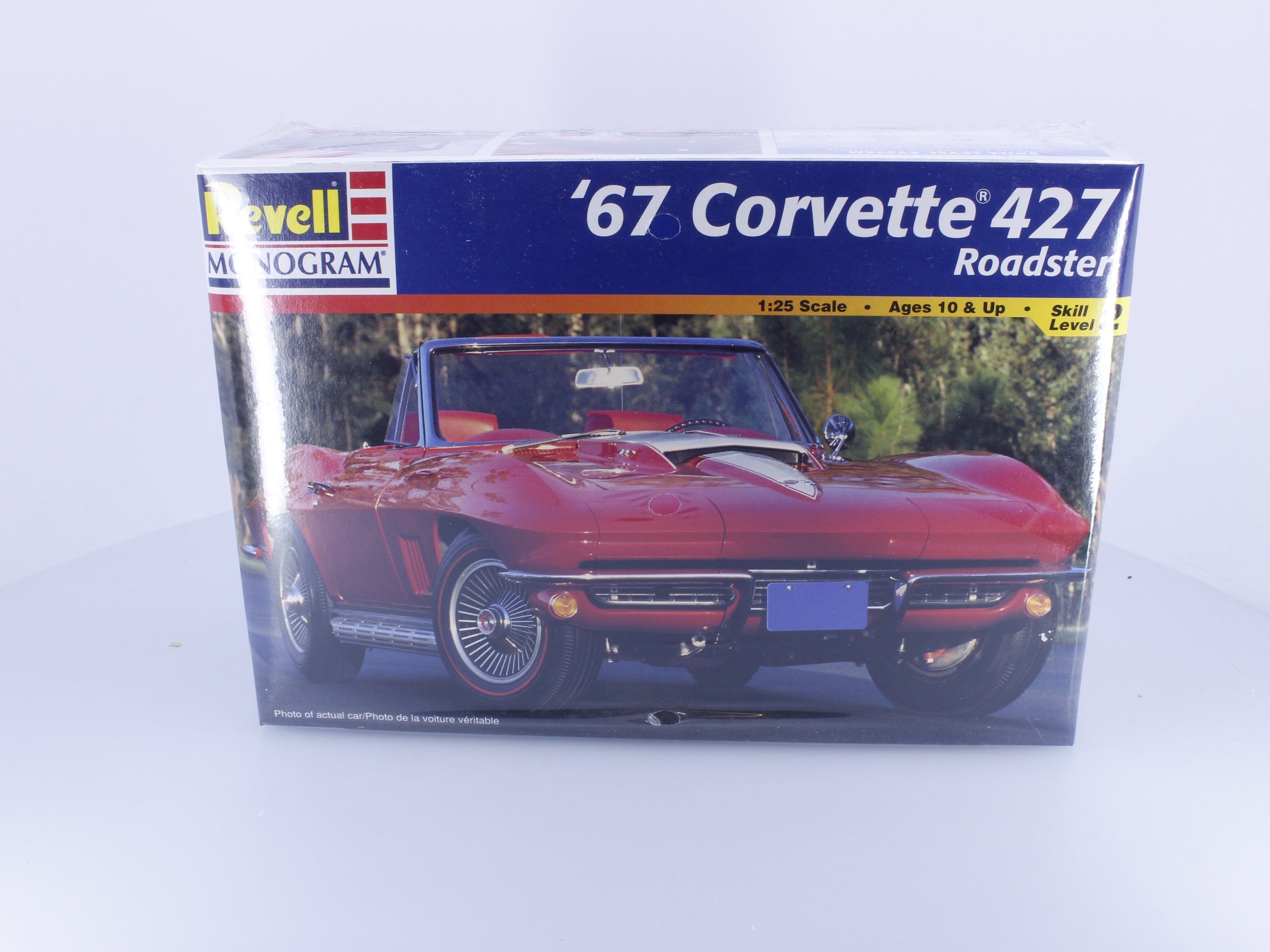 Revell 85-2968 G 1967 Chevrolet Corvette 427 Roadster Plastic Model Kit 1/25