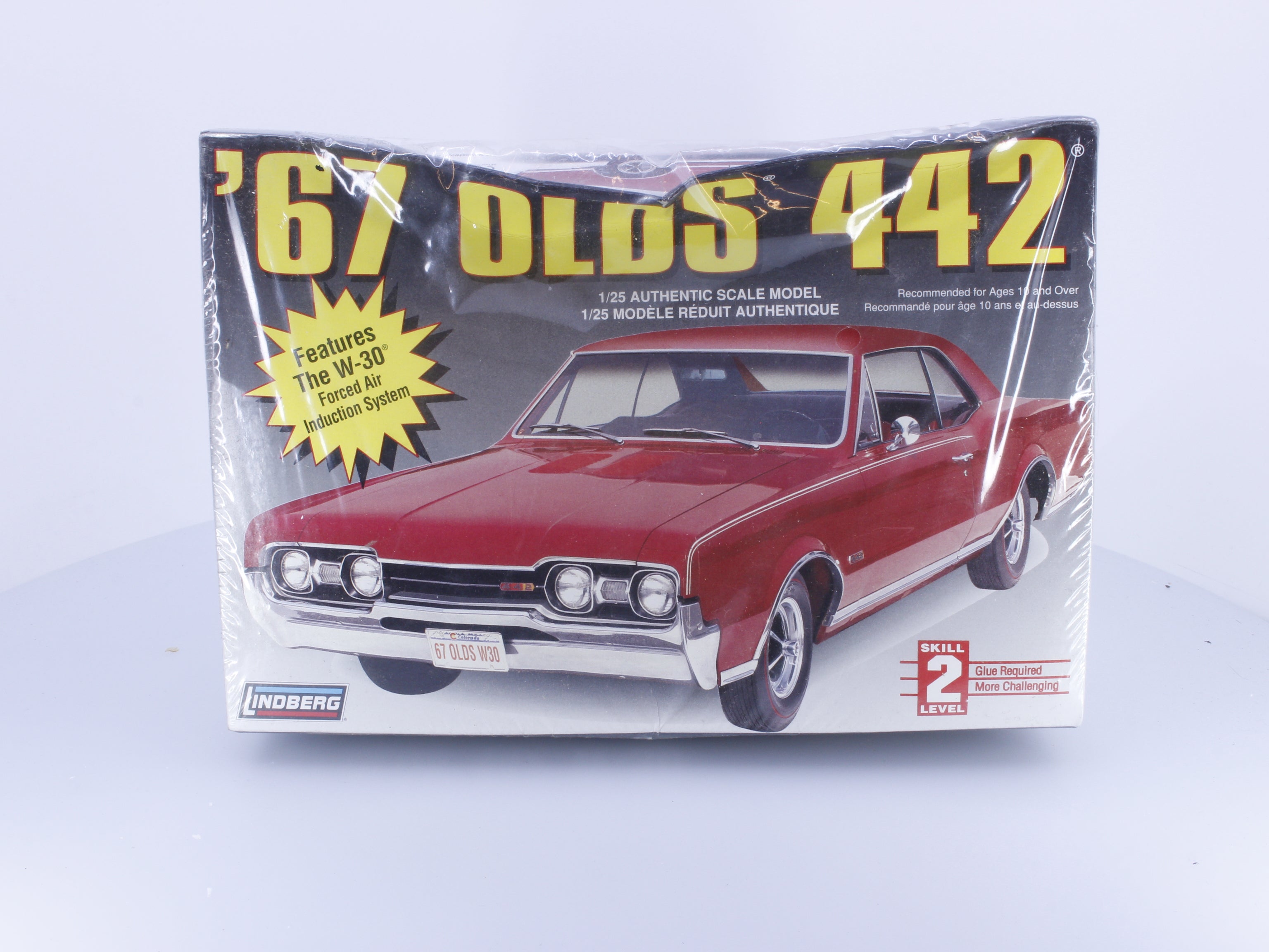 Lindberg 72171 G 1967 Oldsmobile 442 W-30 Plastic Model Kit 1/25