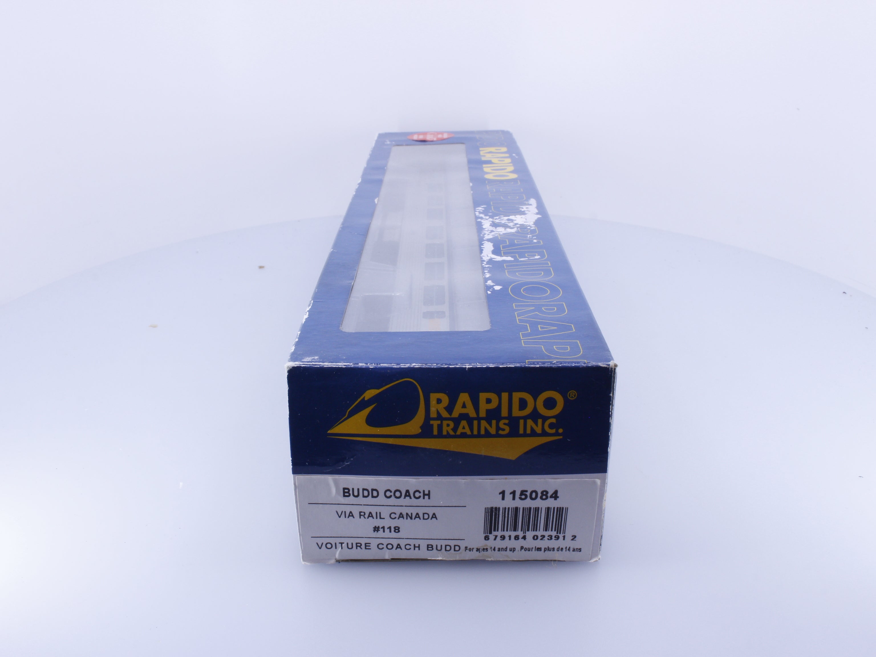 Rapido 115084 HO Budd Passenger Coach Via Rail (VIA) 118