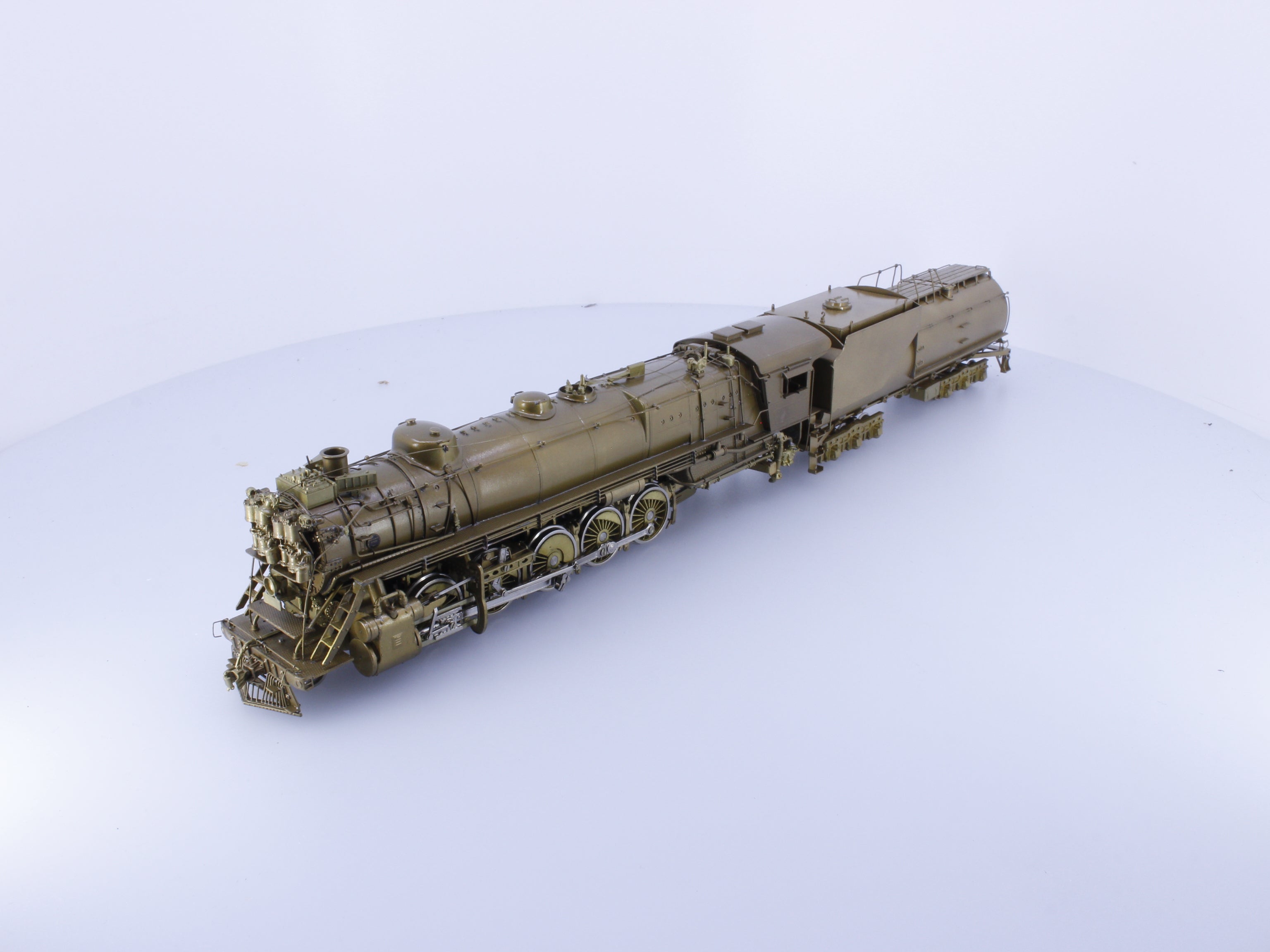 Oriental Limited 0130 HO Brass Q-1 2-10-2 with Worth SA F.W.H Steam Locomotive Great Northern (GN) Analog DC