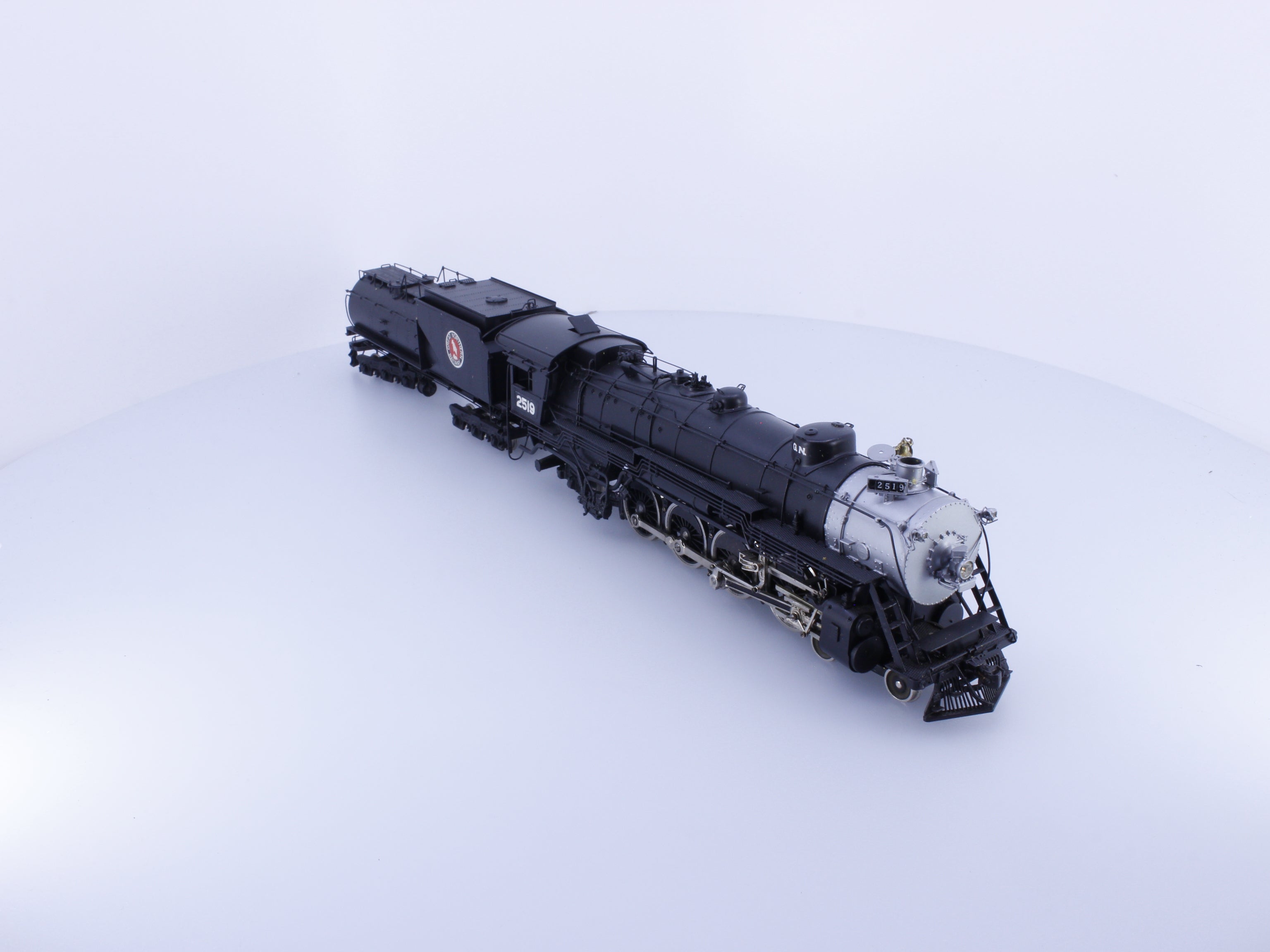 Tenshodo 162 HO Brass 4-8-2 Class P-2 Steam Locomotive Great Northern (GN) 2519 Analog DC
