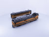 Oriental Limited GECT HO Brass Gas Electric 2302 and Coach Trailer 600 Great Northern (GN) 2302 Analog DC