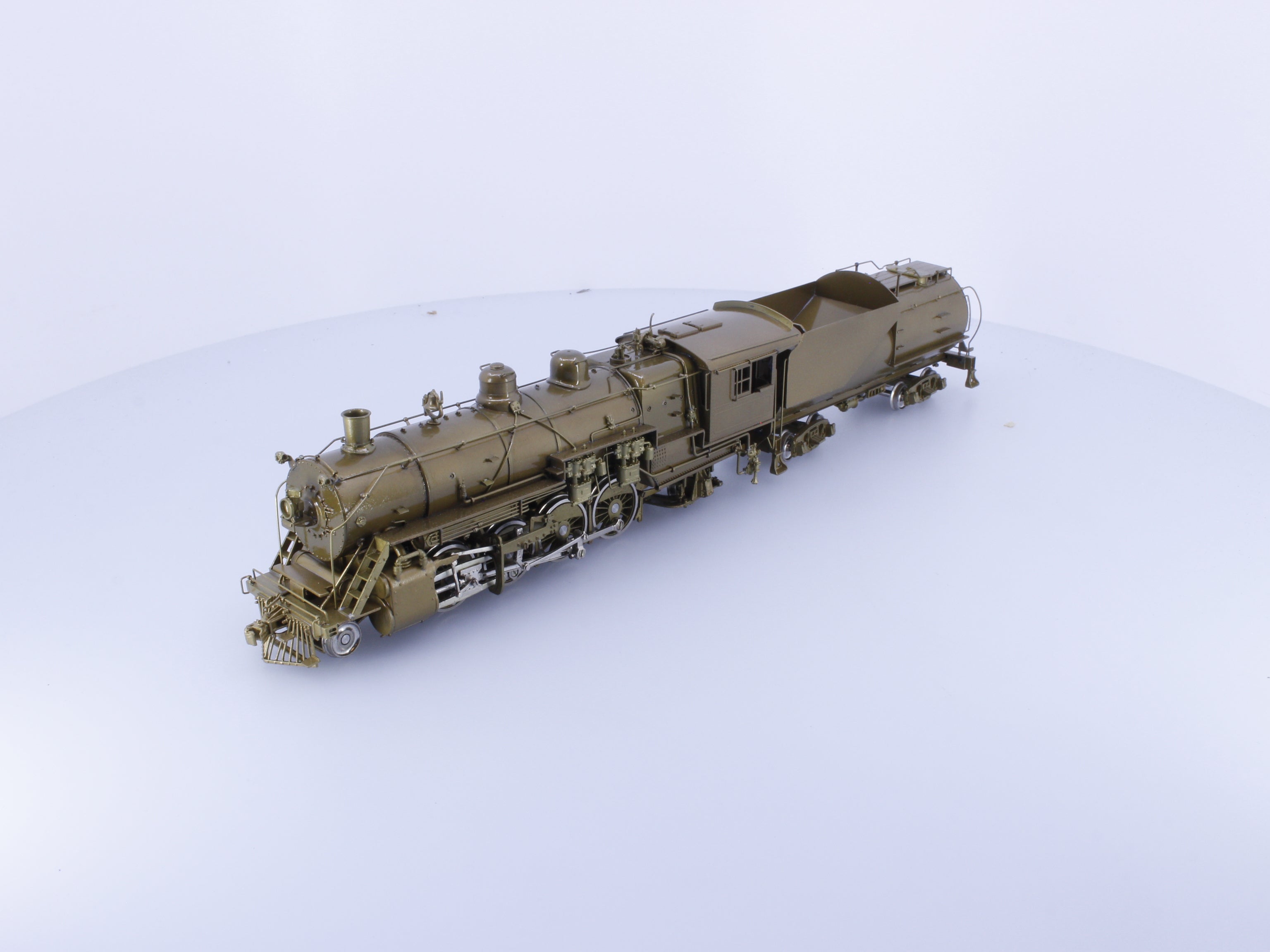 Pacific Fast Mail 01282V HO Brass 0-1 Class 2-8-2 3000 Series w Vanderbilt Tender Steam Locomotive Great Northern (GN) Analog DC