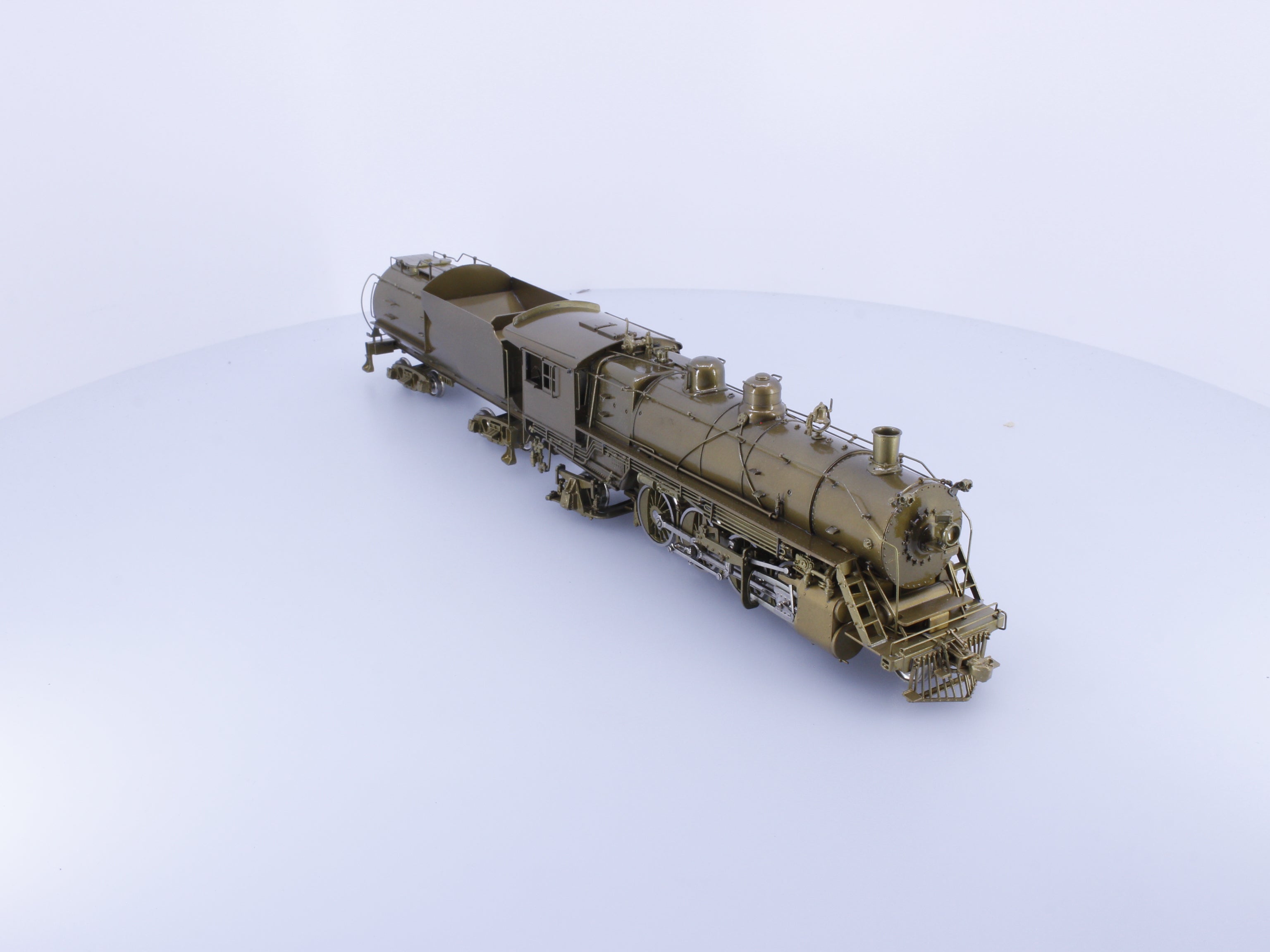 Pacific Fast Mail 01282V HO Brass 0-1 Class 2-8-2 3000 Series w Vanderbilt Tender Steam Locomotive Great Northern (GN) Analog DC