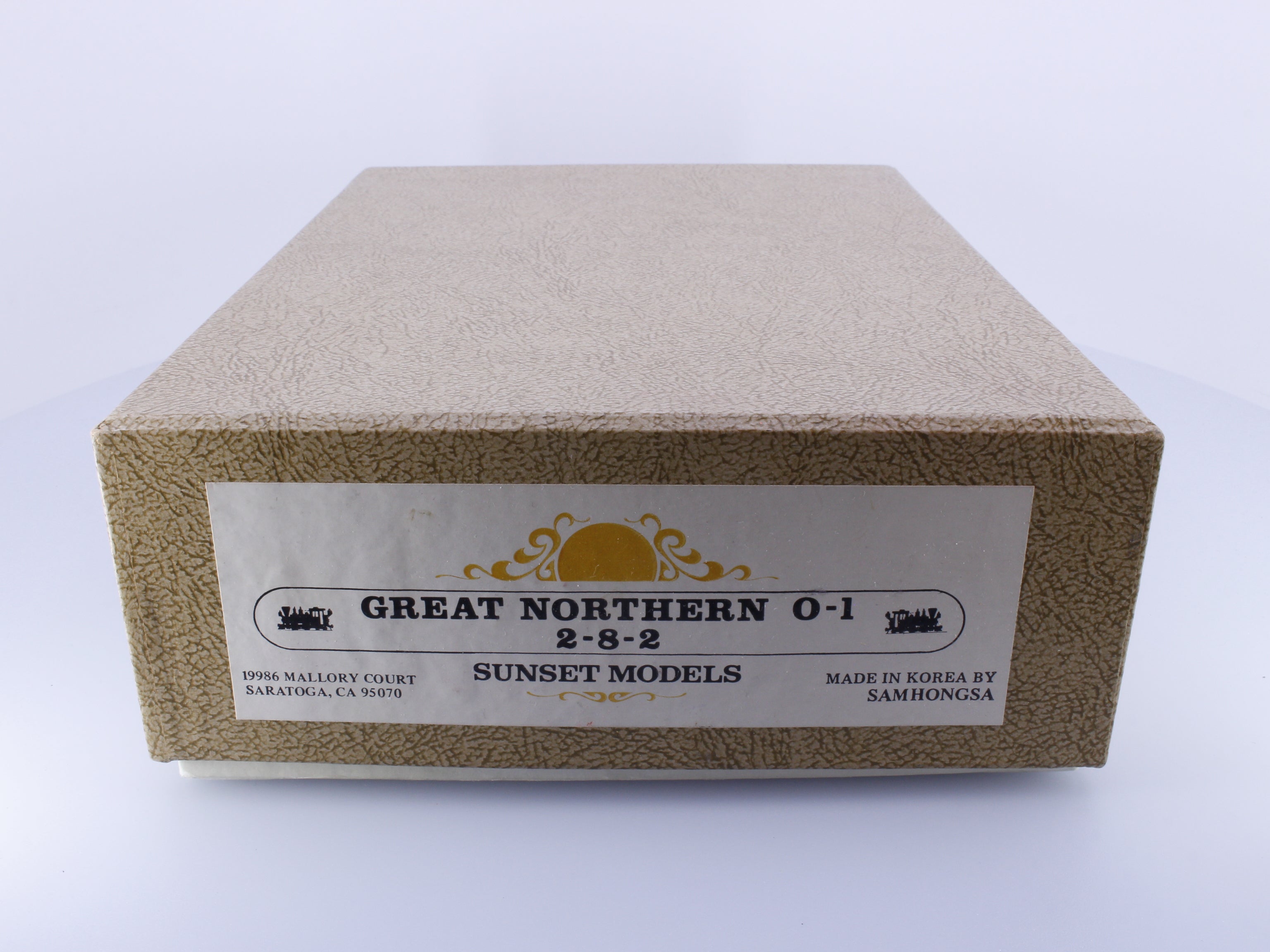 Sunset Models 01282 HO Brass 0-1 2-8-2 Steam Locomotive Great Northern (GN) Analog DC