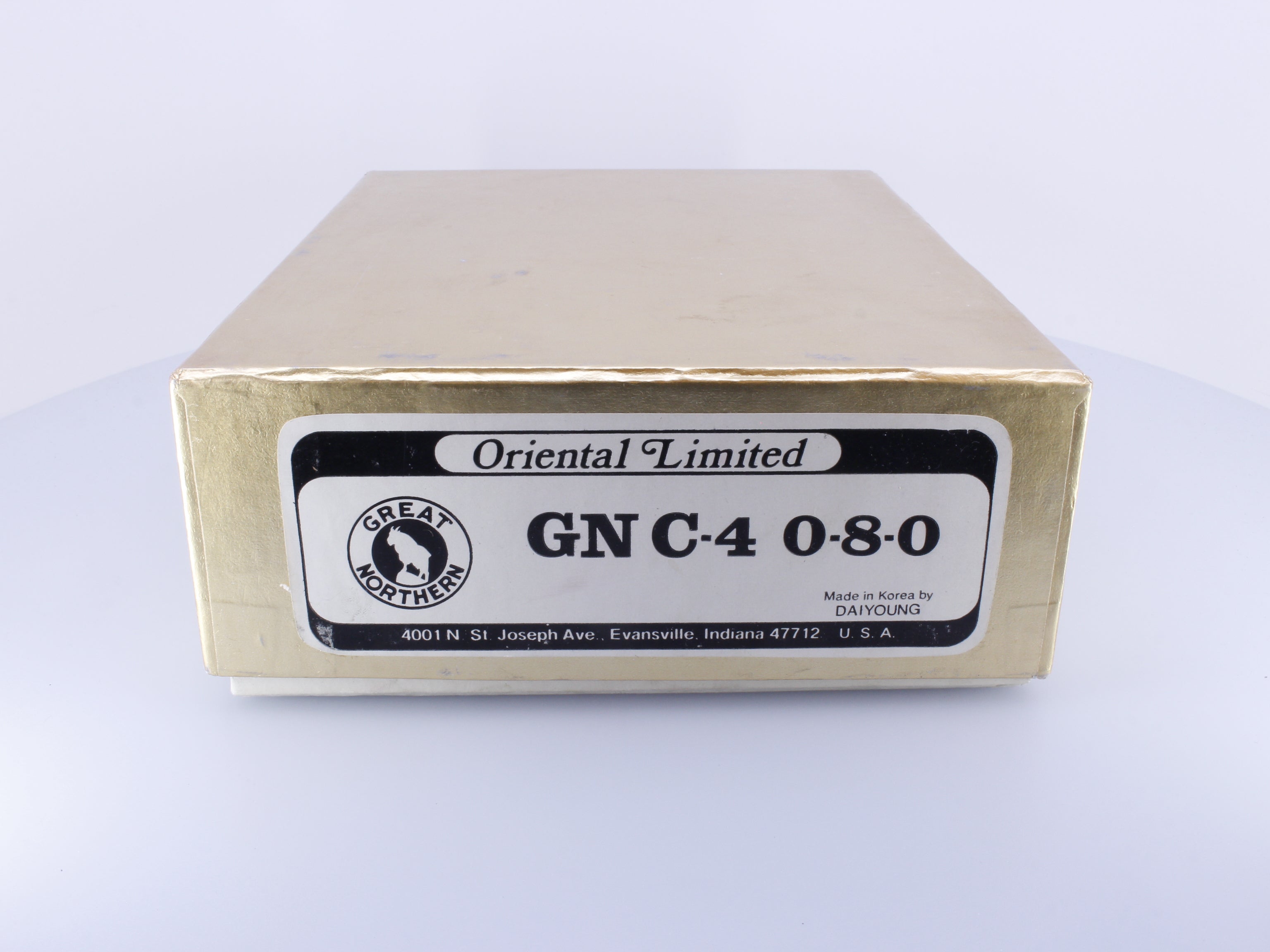 Oriental Limited C4080 HO Brass C-4 0-8-0 Steam Locomotive Great Northern (GN) Analog DC