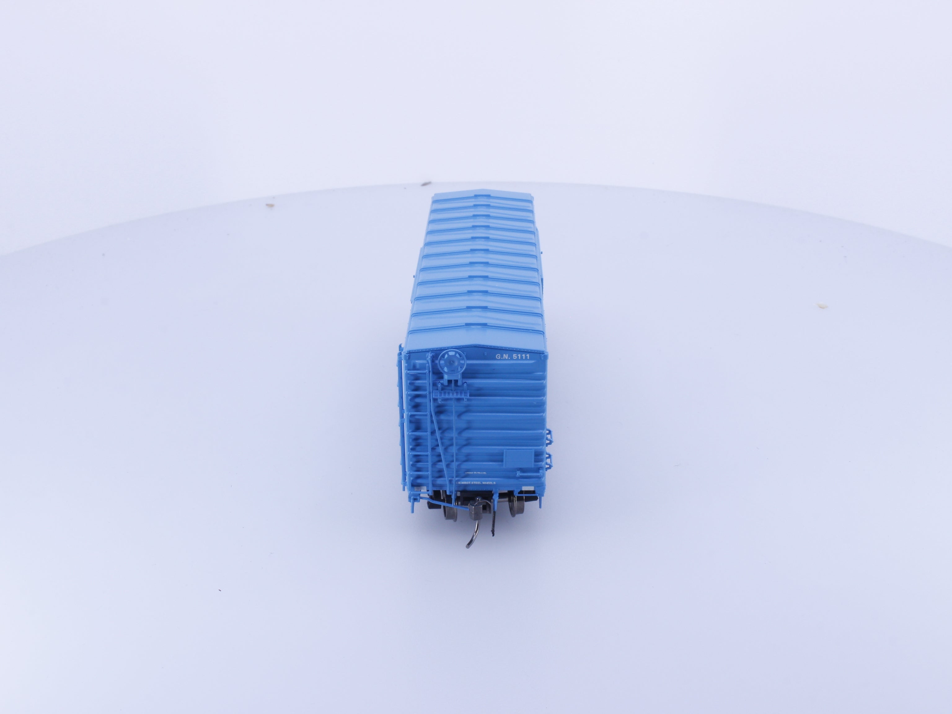Rapido 155007A HO 40' Box Car With Late IDNE Big Sky Blue Great Northern (GN) 5111