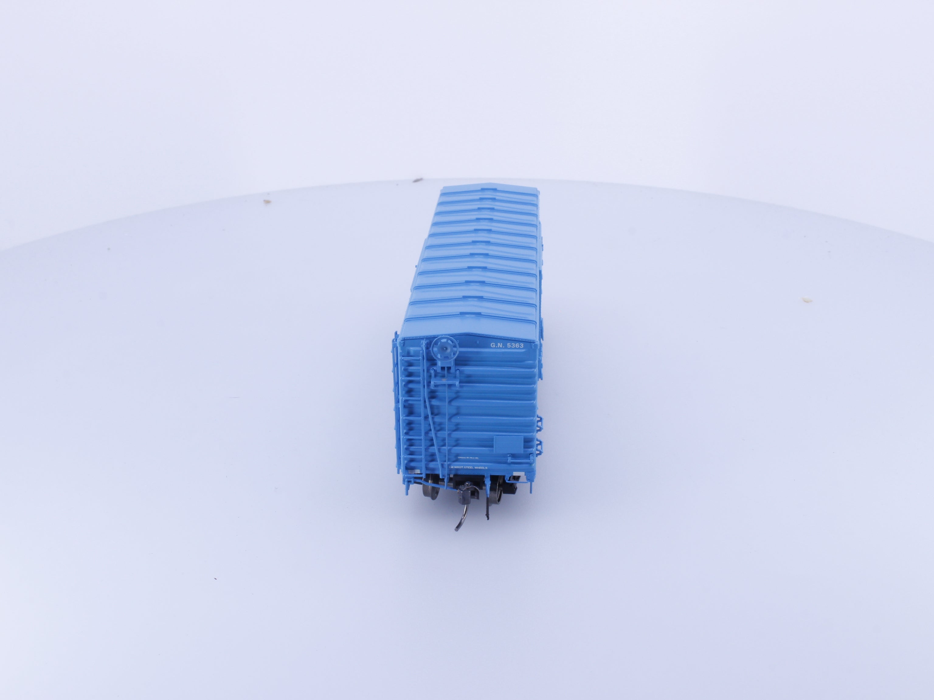 Rapido 155007A HO 40' Box Car With Late IDNE Big Sky Blue Great Northern (GN) 5363