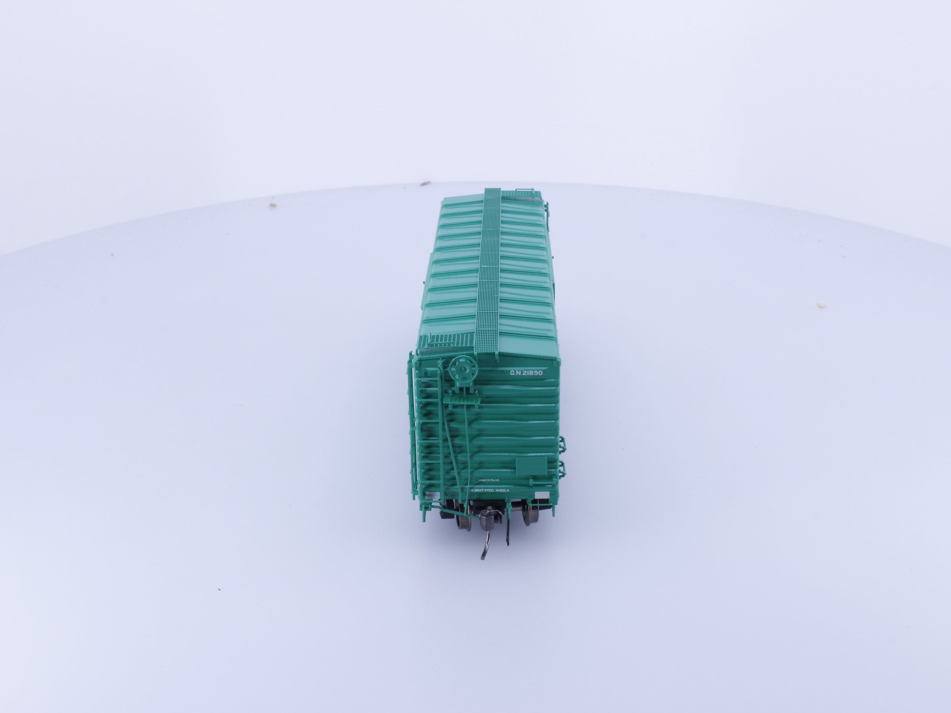 Rapido 155003A HO 40' Box Car With Early IDNE Glacier Green Great Northern (GN) 21890