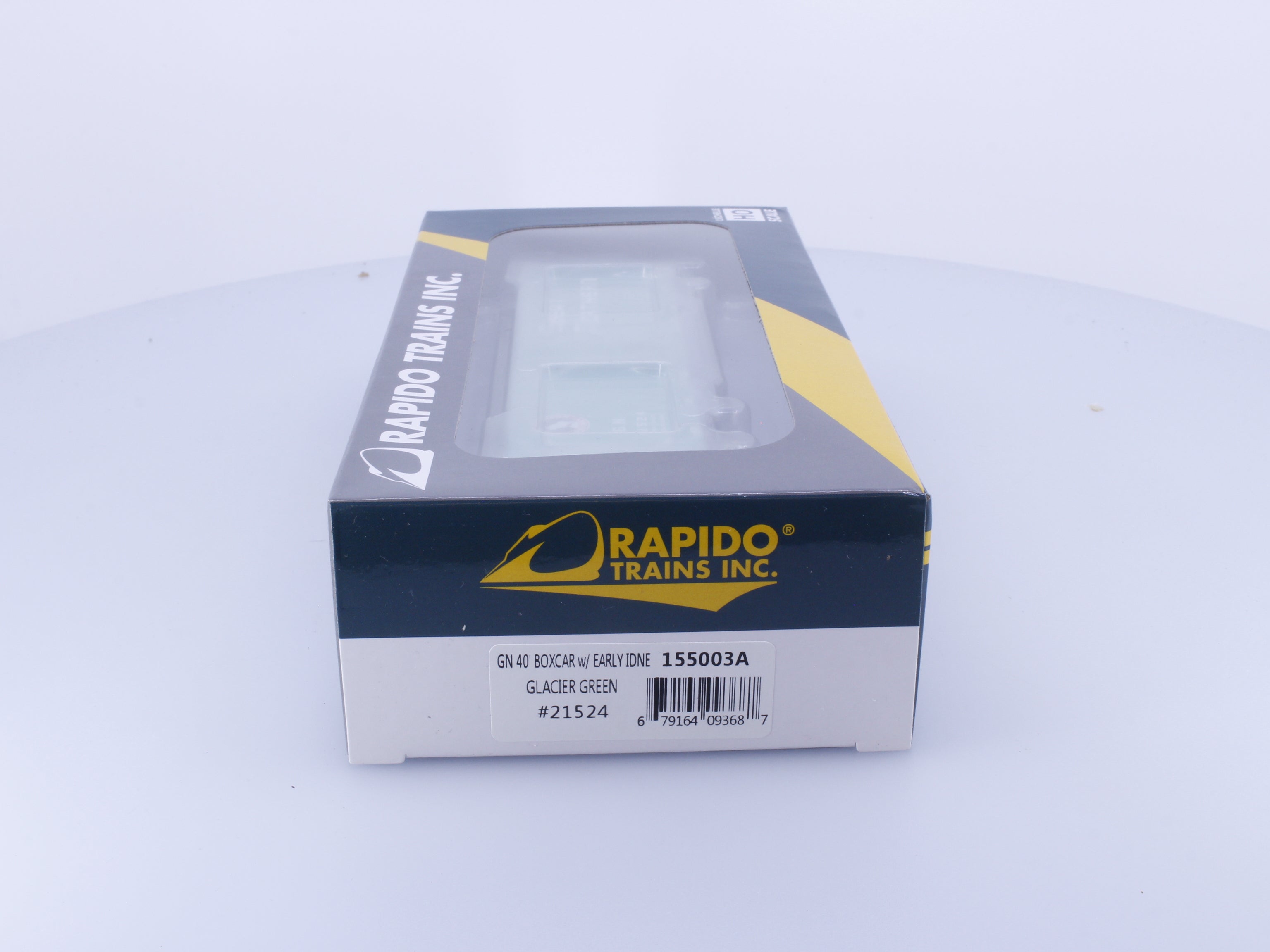 Rapido 155003A HO 40' Box Car With Early IDNE Glacier Green Great Northern (GN) 21524