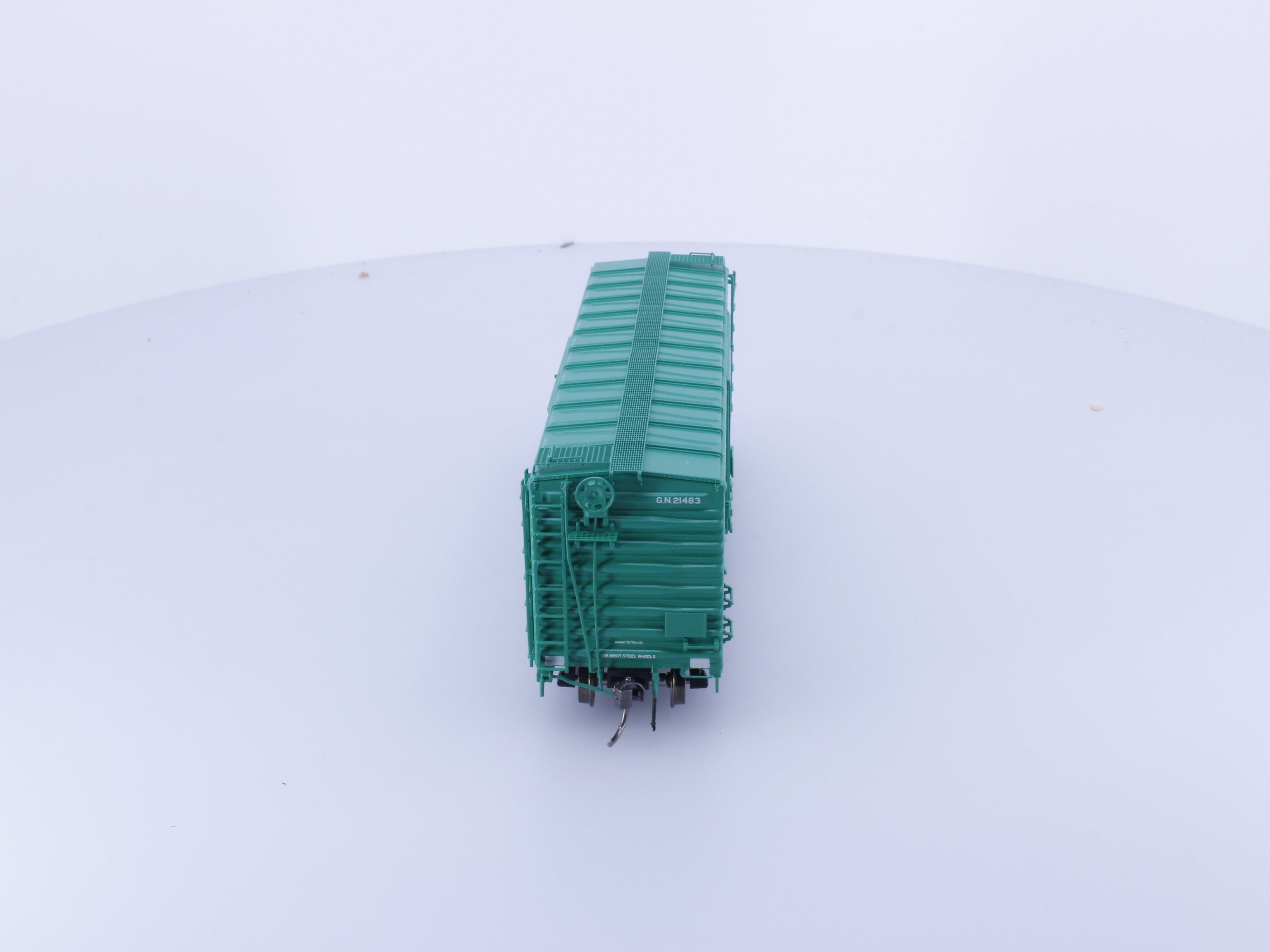 Rapido 155003A HO 40' Box Car With Early IDNE Glacier Green Great Northern (GN) 21483