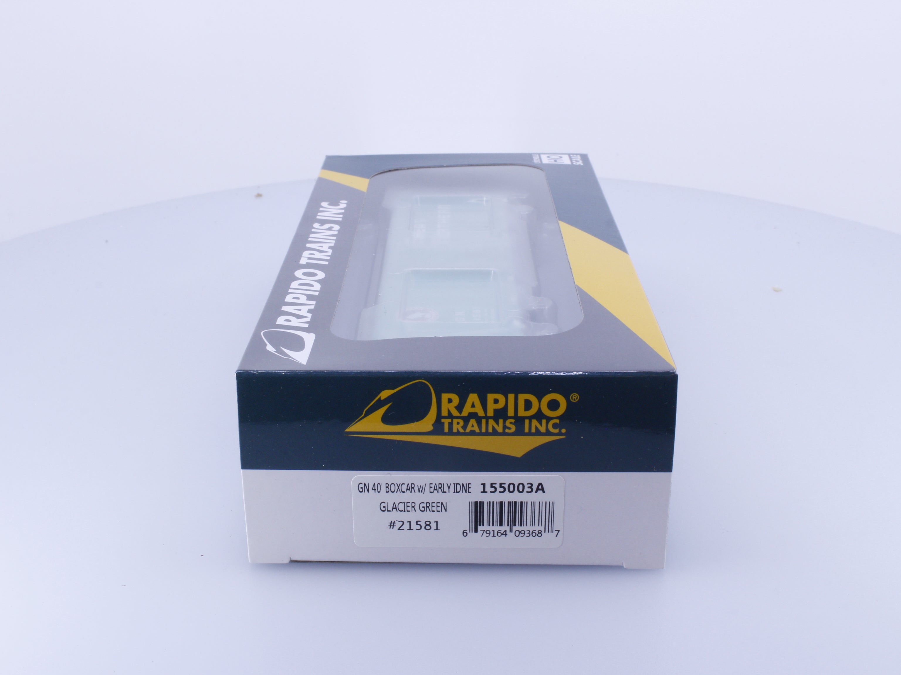 Rapido 155003A HO 40' Box Car With Early IDNE Glacier Green Great Northern (GN) 21581