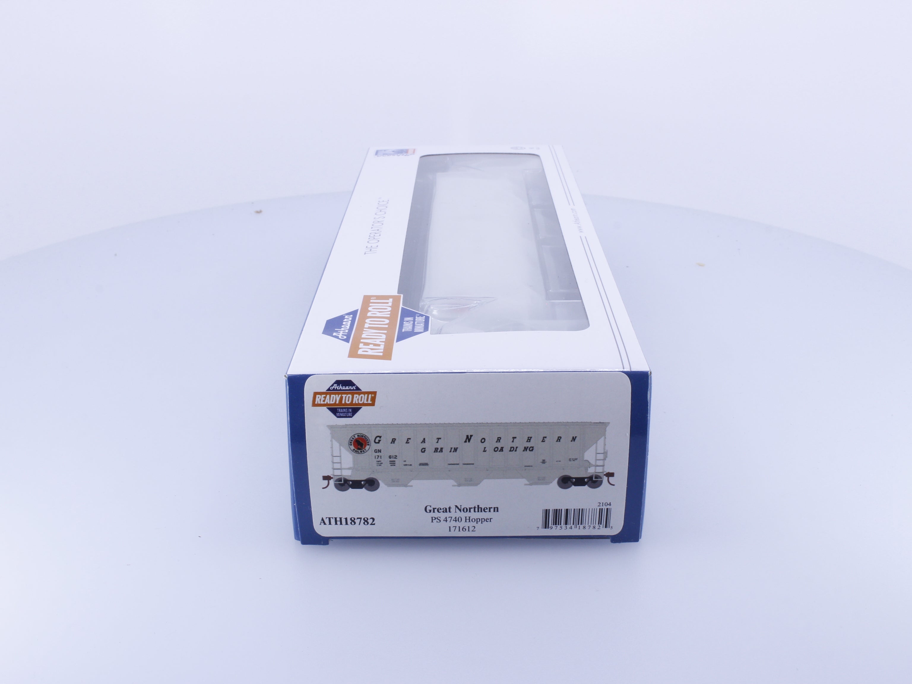 Athearn ATH18782 HO PS 4740 3 Bay Covered Hopper Great Northern (GN) 171612