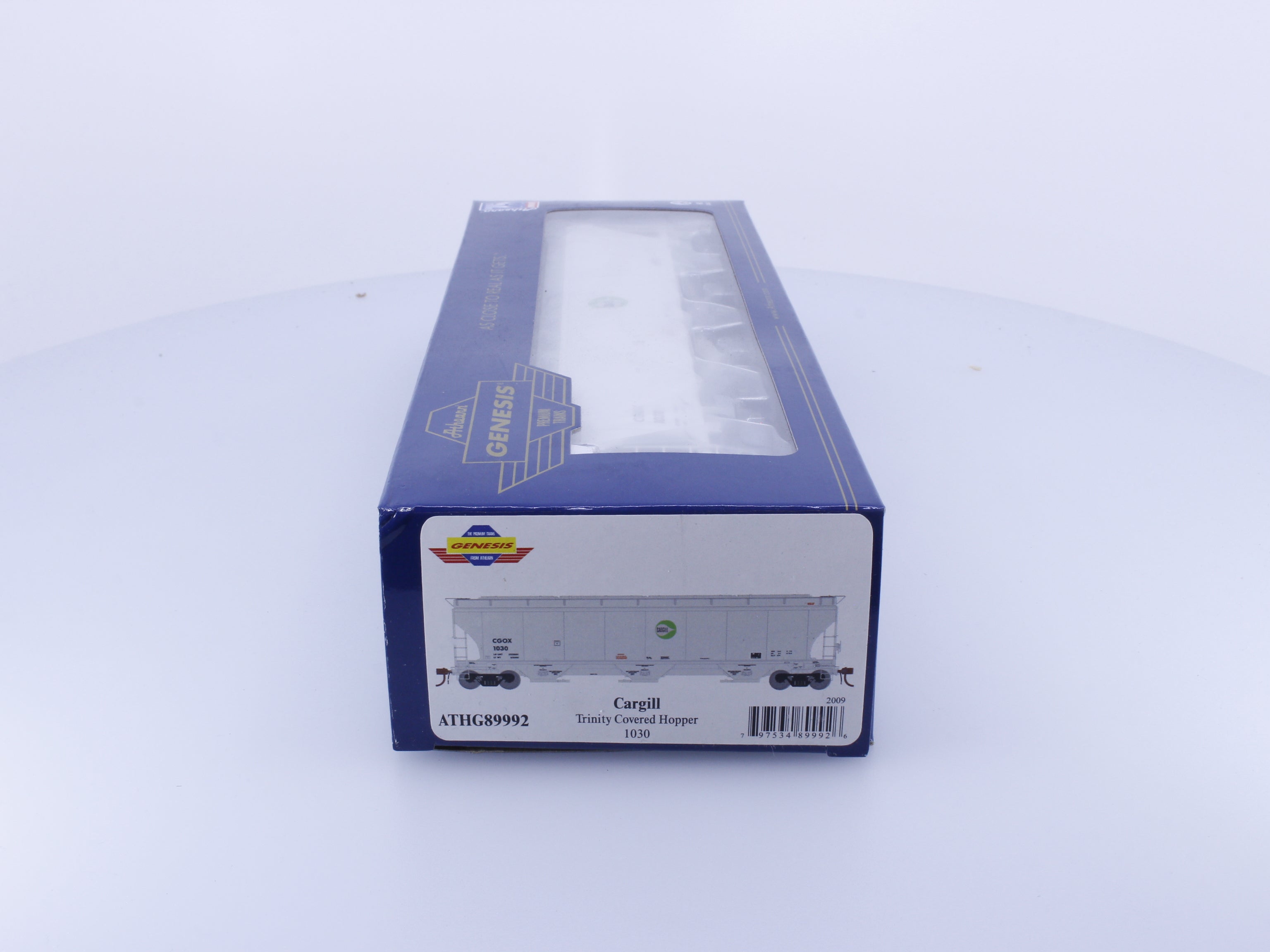 Athearn ATHG89992 HO Genesis Trinity 3 Bay Covered Hopper Cargill CGOX 1030