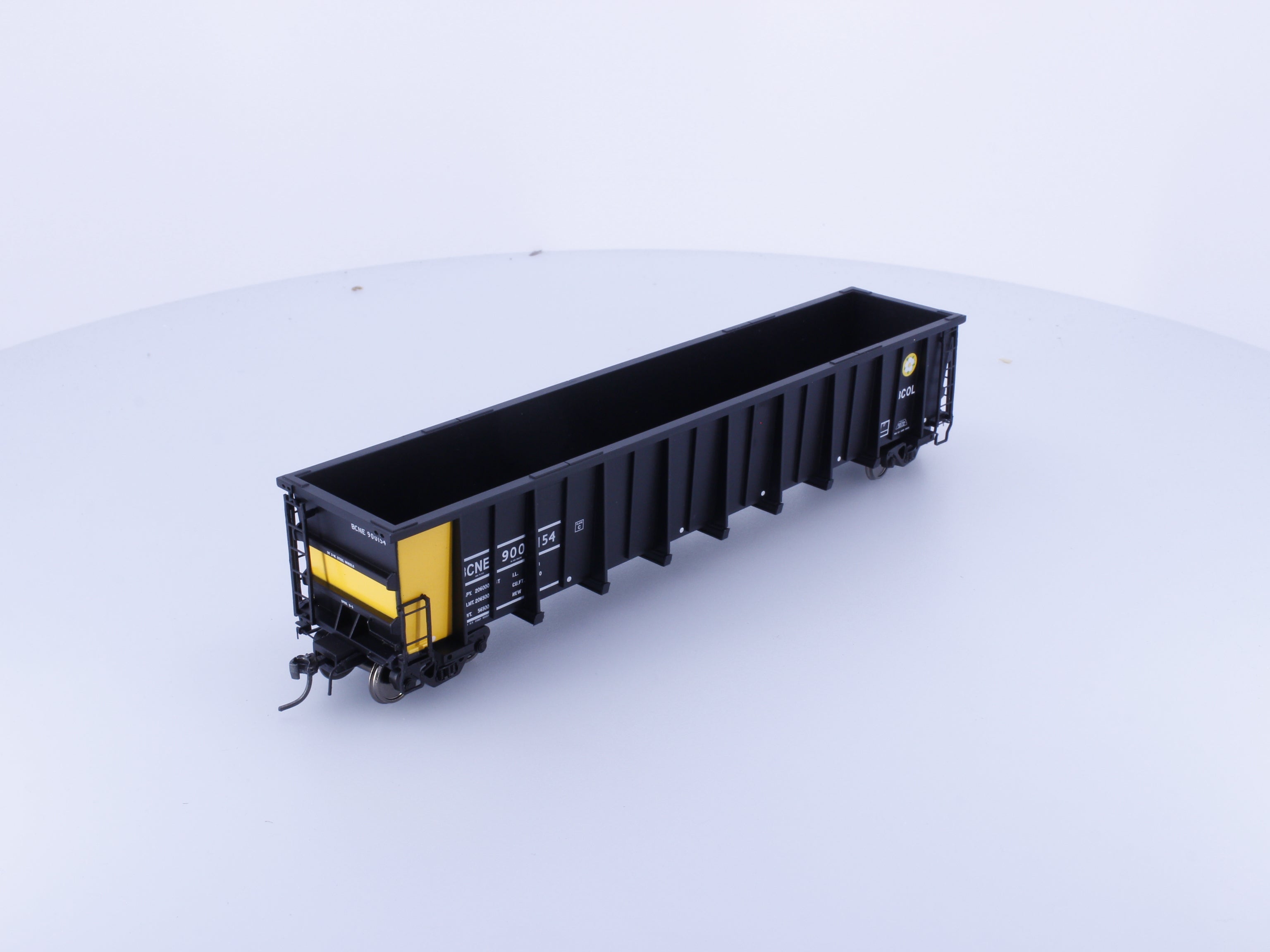 North American Railcar Corporation 11-31003001-03 HO 4000 cu.ft Coal/Sulphur Gondola BCNE BC Rail (BCOL) 900154