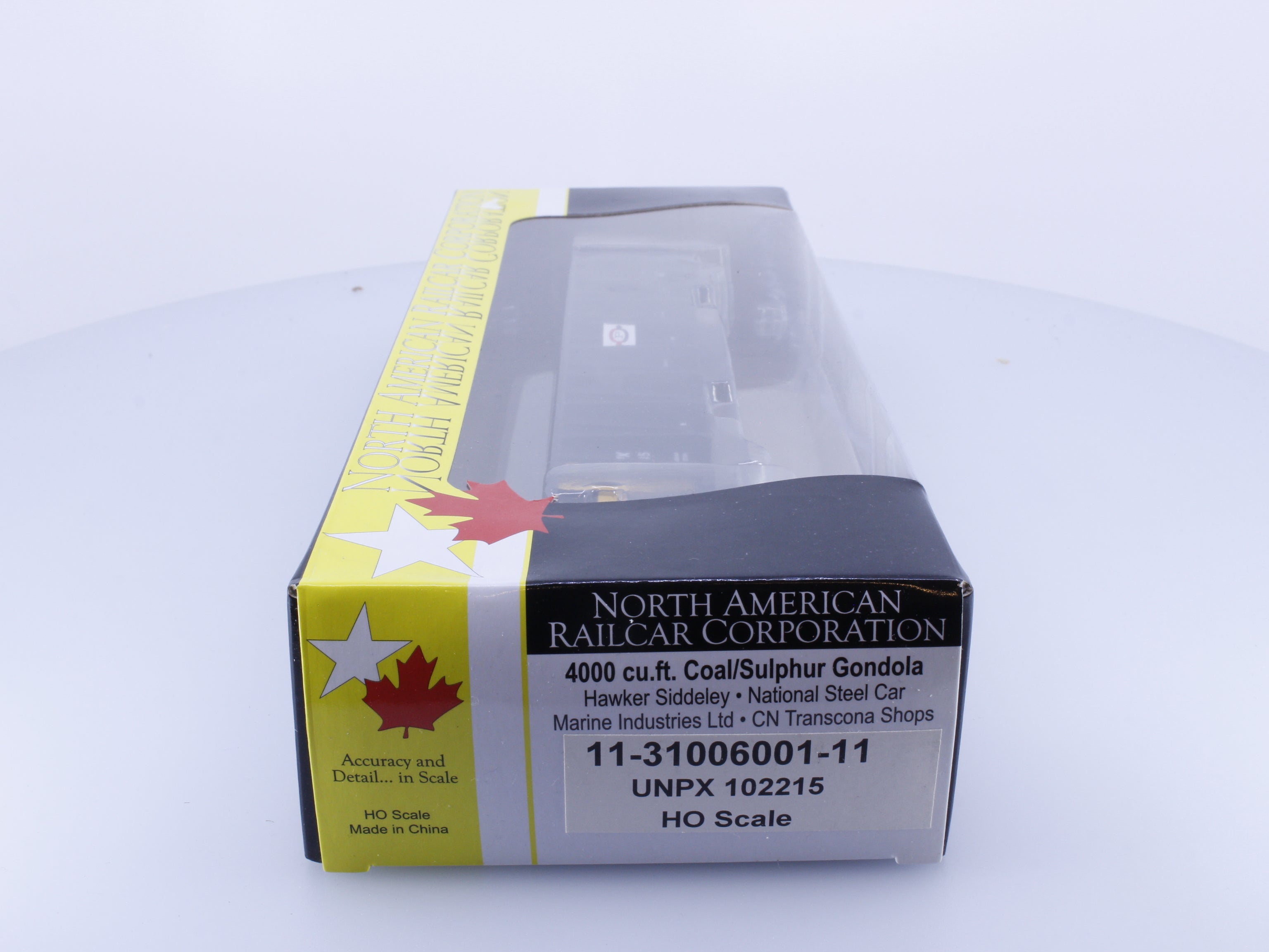 North American Railcar Corporation 11-31006001-11 HO 4000 cu.ft Coal/Sulphur Gondola UNPX Procor Leasing (PROX) 102215