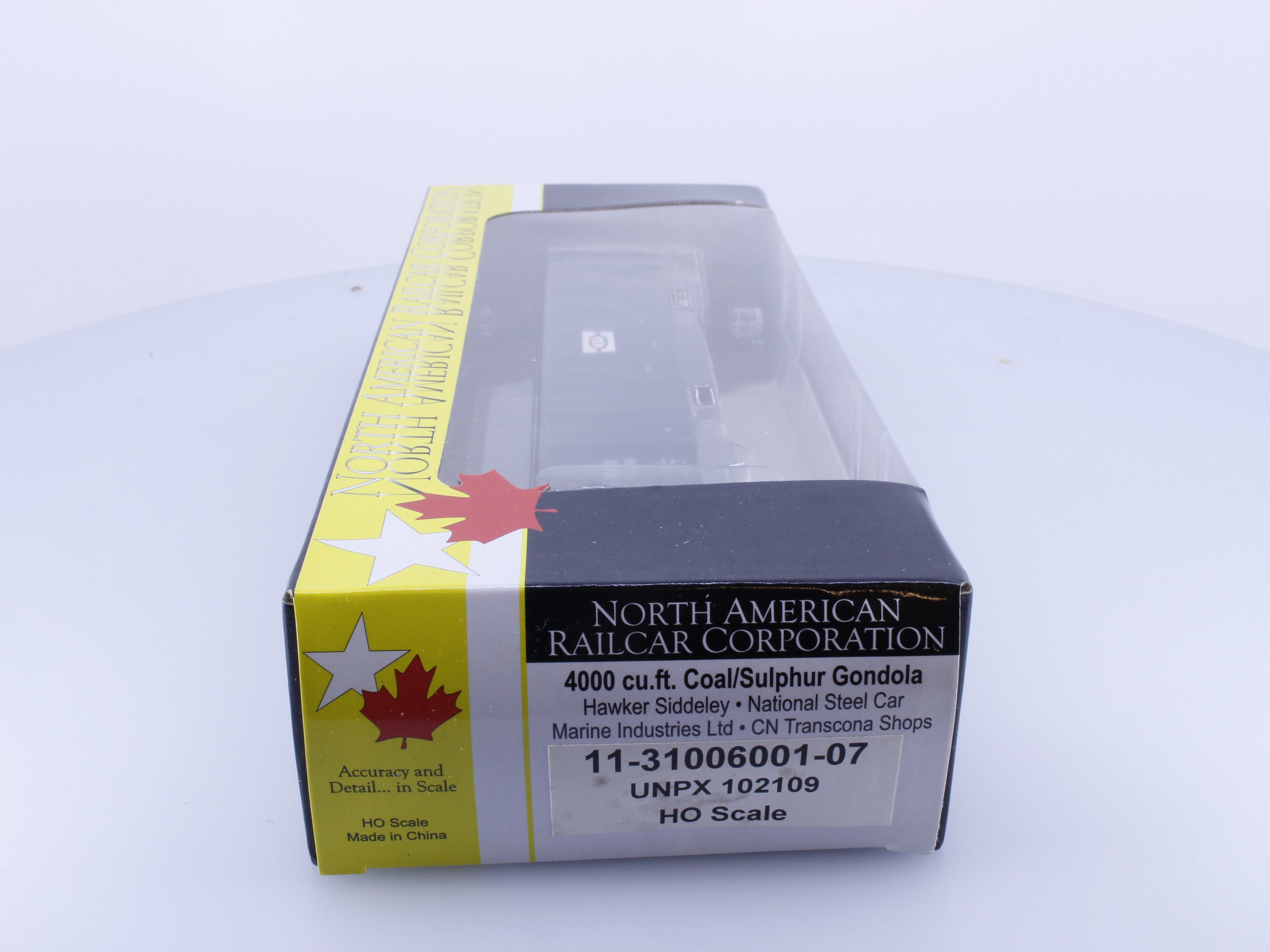 North American Railcar Corporation 11-31006001-07 HO 4000 cu.ft Coal/Sulphur Gondola UNPX Procor Leasing (PROX) 102109