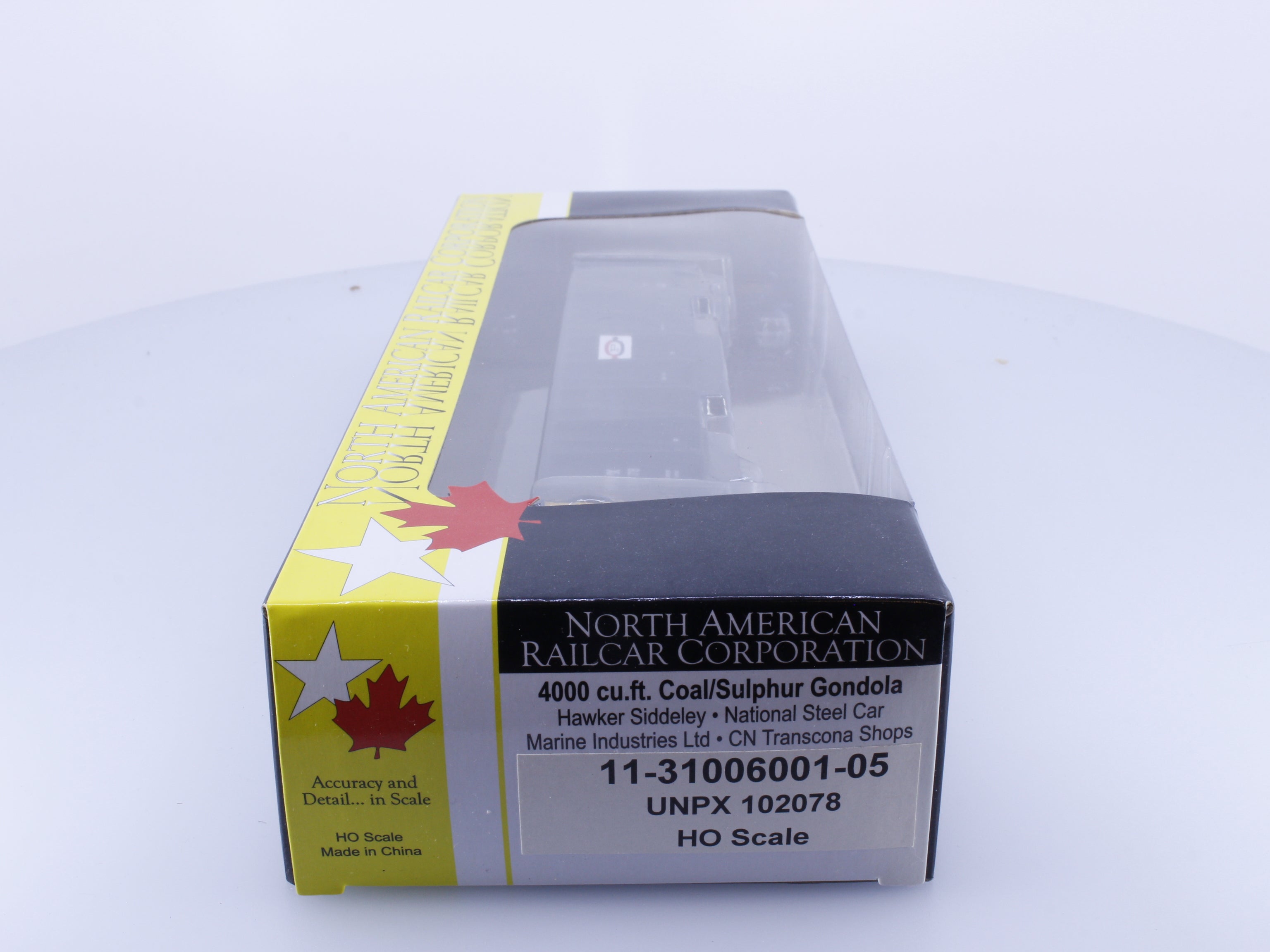 North American Railcar Corporation 11-31006001-05 HO 4000 cu.ft Coal/Sulphur Gondola UNPX Procor Leasing (PROX) 102078
