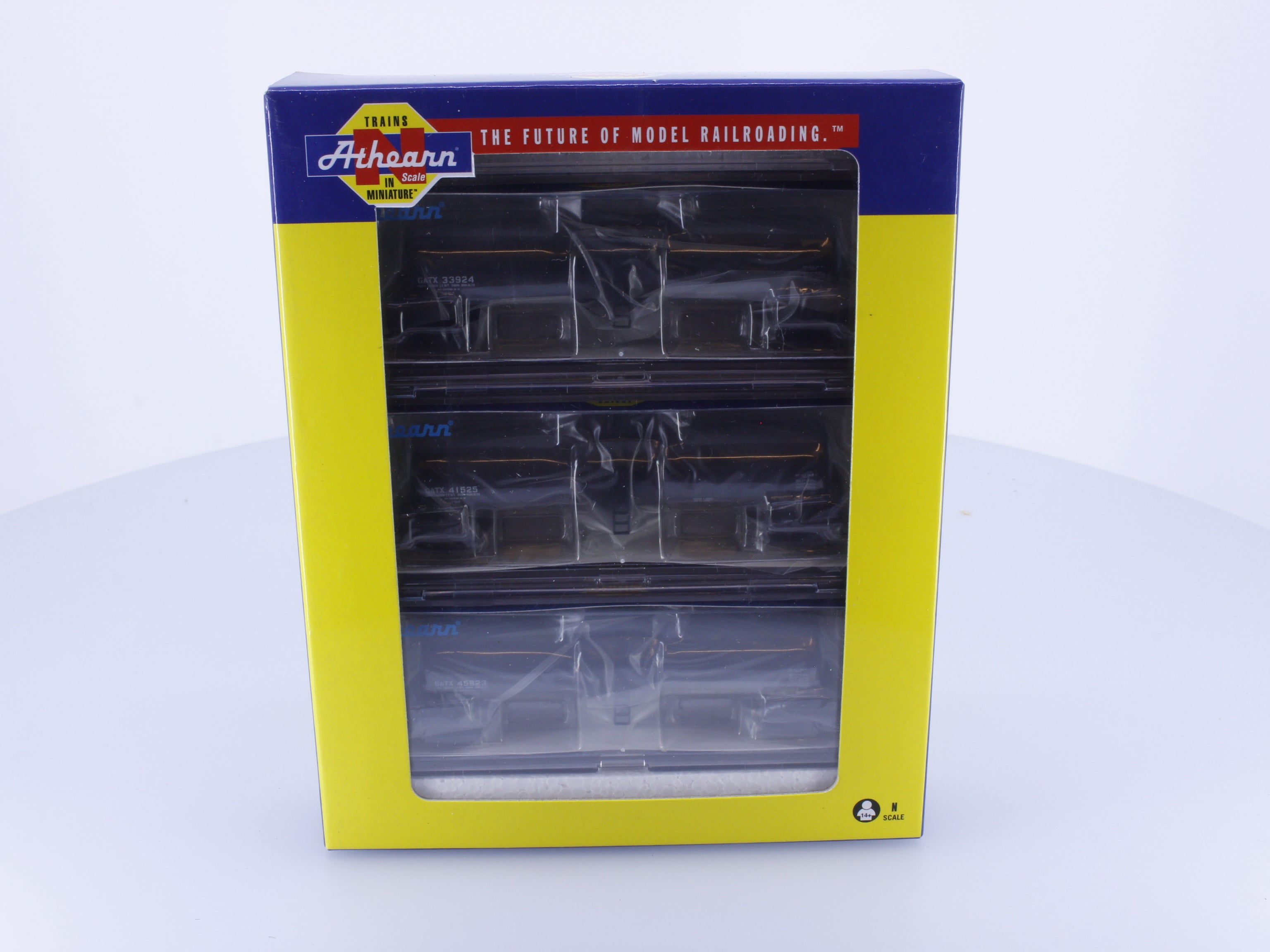 Athearn ATH13706 N 50' RTC 20K GS Tank Car 3 Pack GATX Corporation (GATX) 33924, 41525, 45823