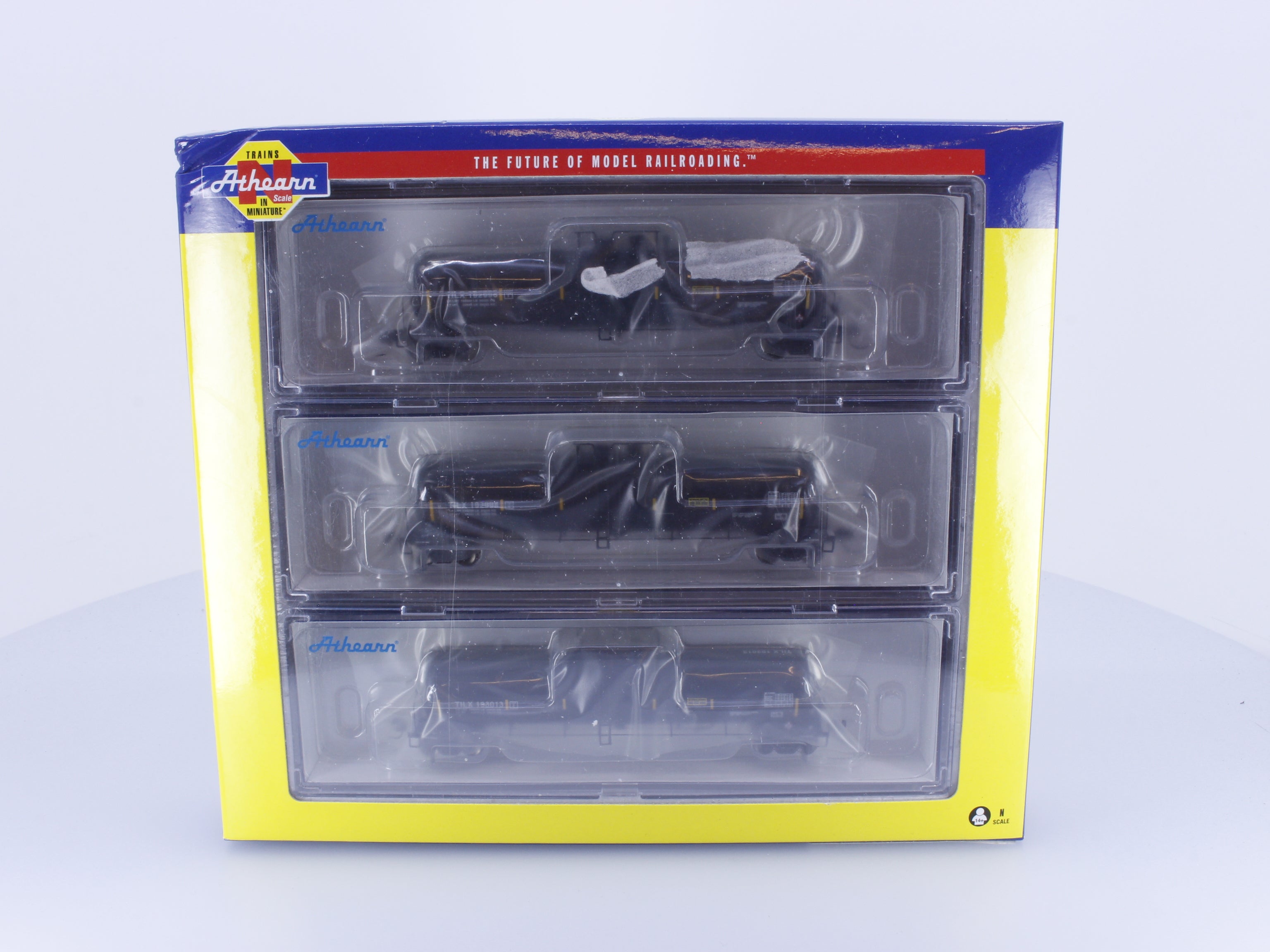 Athearn ATH16521 N 30k Gallon Ethanol Tank Car 3 Pack TILX 192996, 192998, 193013