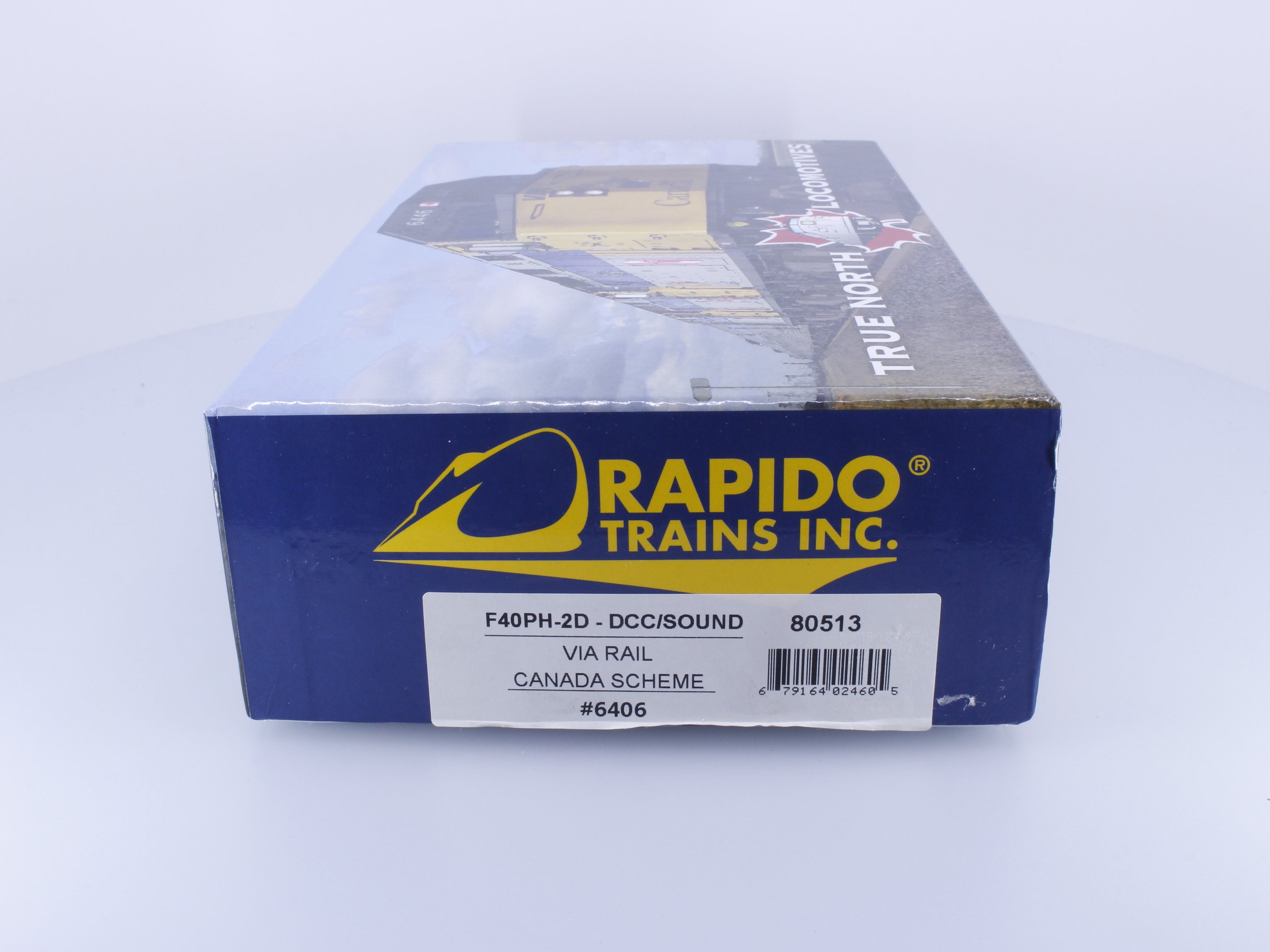 Rapido 80513 HO F40PH-2D Diesel Locomotive Canada Scheme Via Rail (VIA) 6406 DCC & Sound