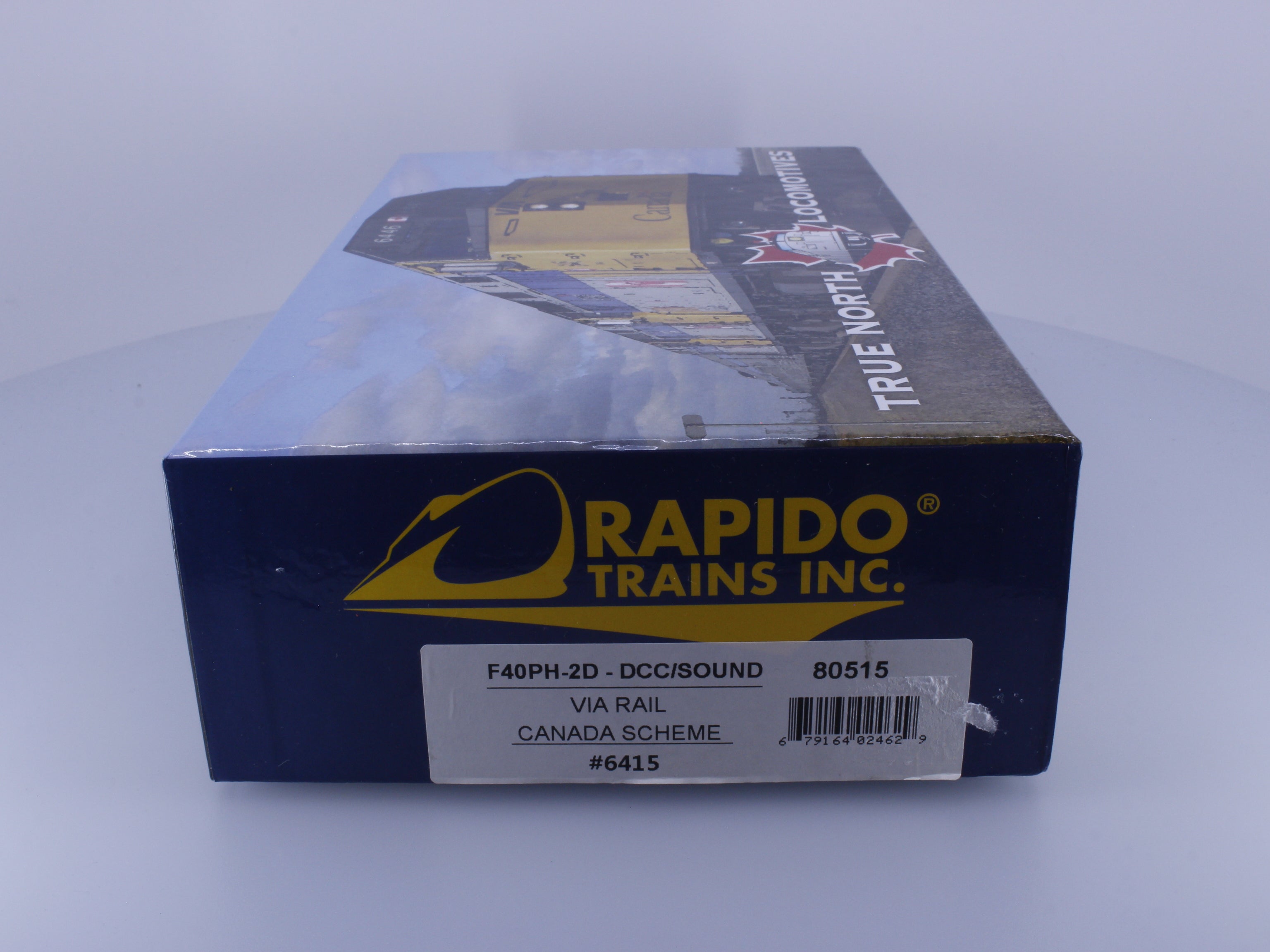 Rapido 80515 HO F40PH-2D Diesel Locomotive Canada Scheme Via Rail (VIA) 6415 DCC & Sound