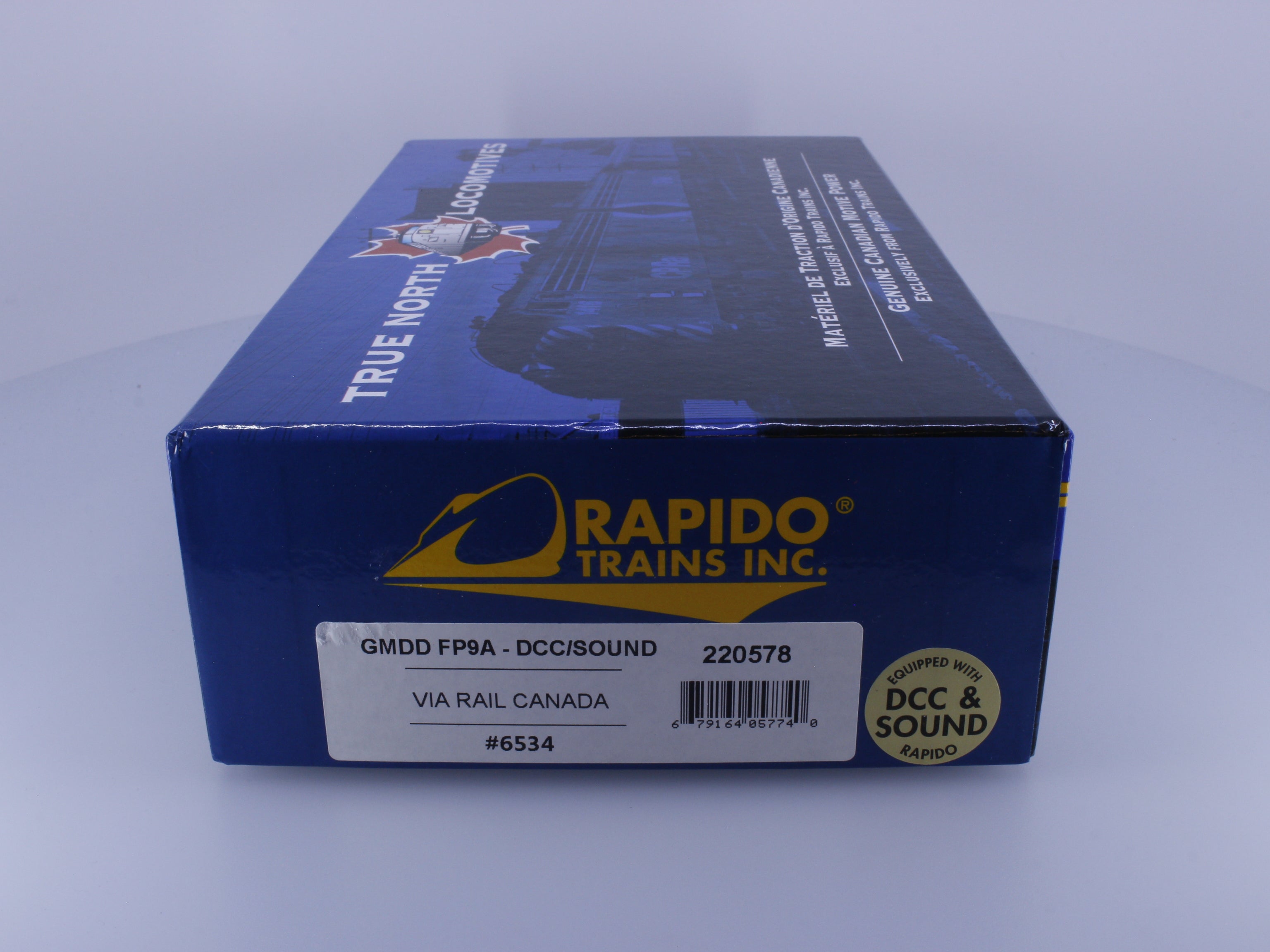 Rapido 220578 HO GMDD FP9A Diesel Locomotive Via Rail (VIA) 6534 DCC & Sound