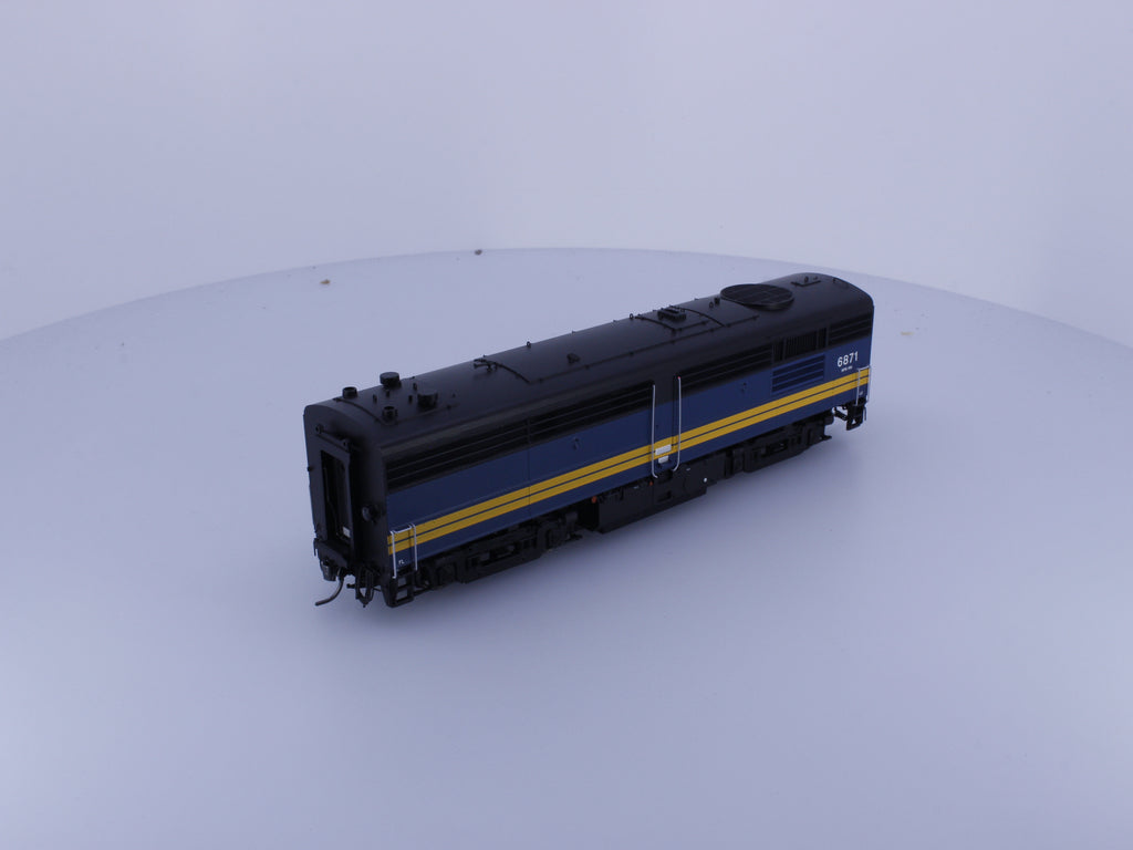 Rapido 30514 HO FPB-4 Diesel B Unit #1 Via Rail (VIA) 6871 DCC & Sound