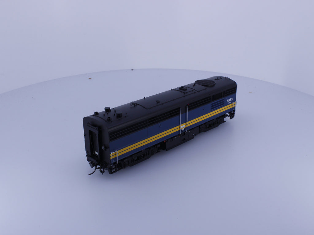 Rapido 30512 HO FPB-4 Diesel B Unit #2 Via Rail (VIA) 6863 DCC & Sound