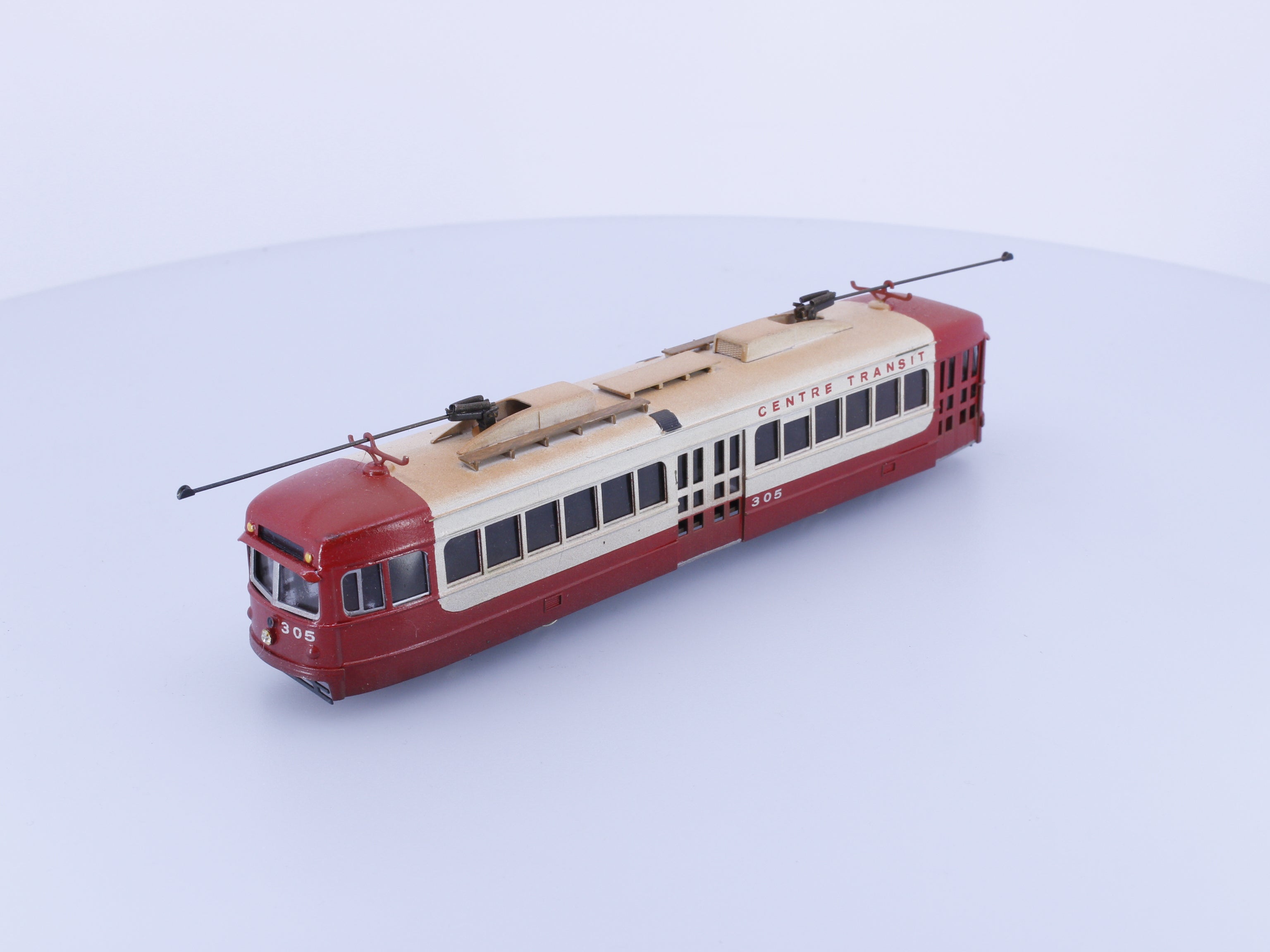 Suydam Brass HO Brass Pacific Electric Double Ended Transit Car 305 Analog DC