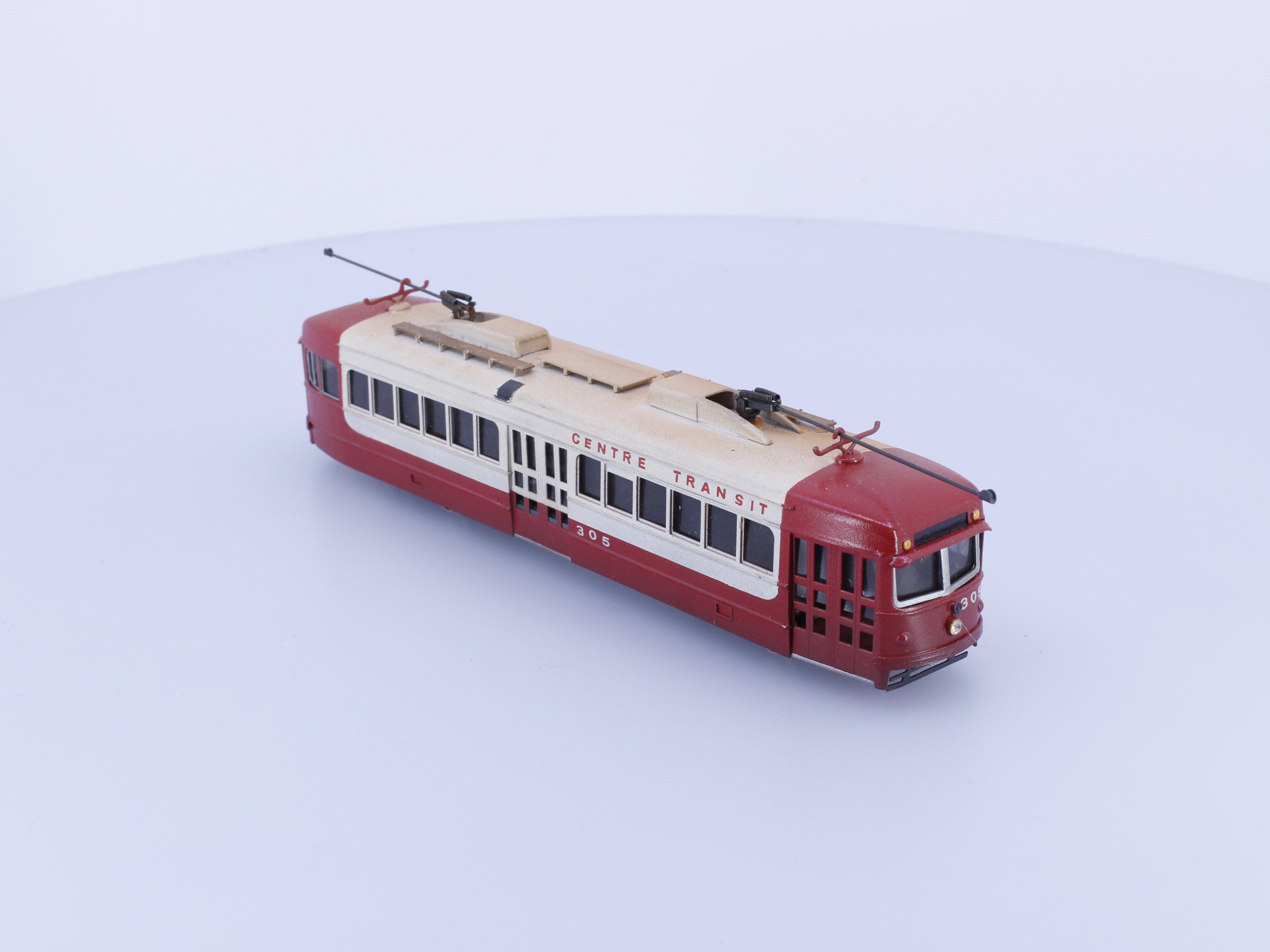 Suydam Brass HO Brass Pacific Electric Double Ended Transit Car 305 Analog DC