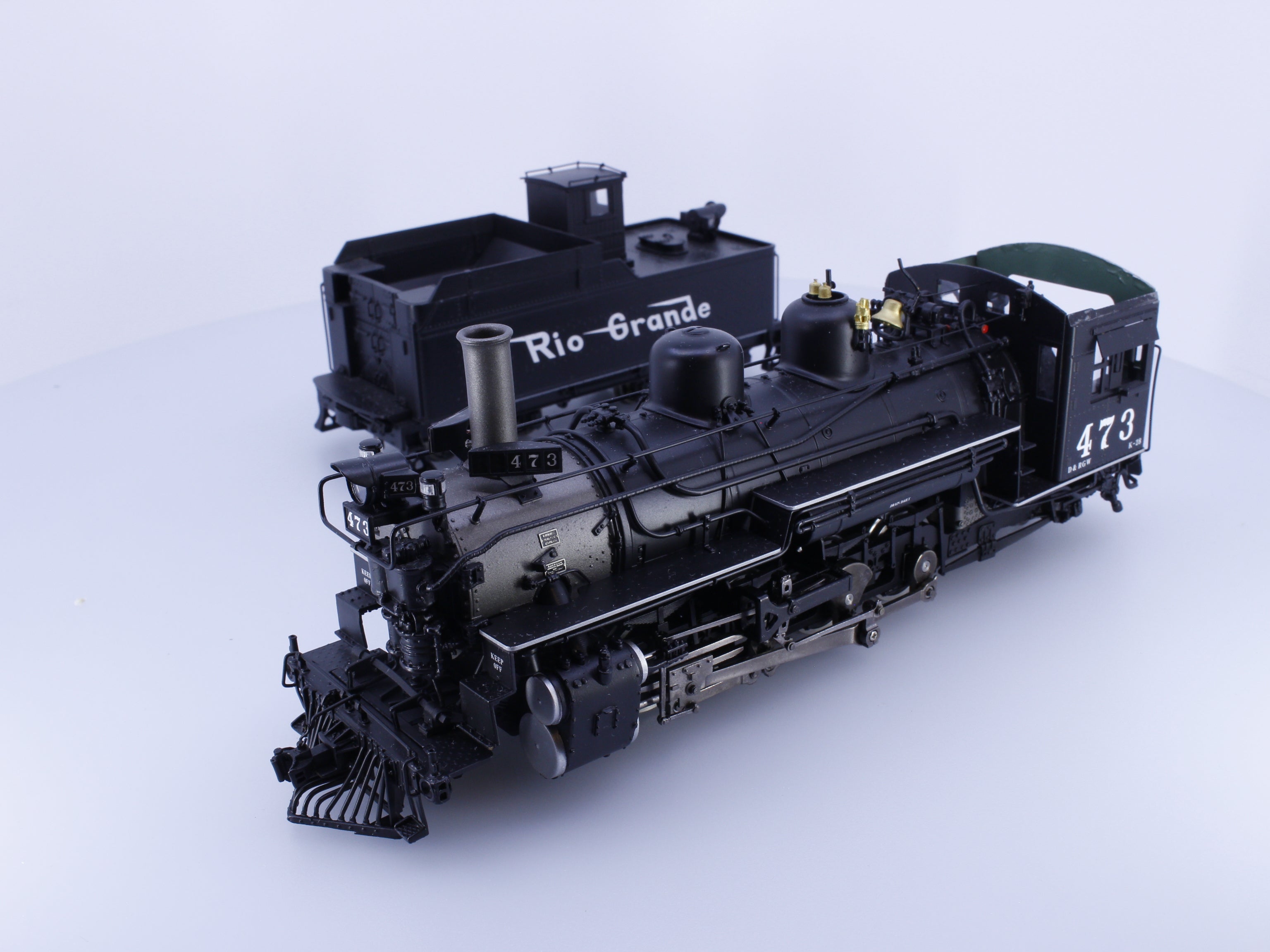 Mountain Model Imports K-28 On3 Brass K-28 2-8-2 Steam Locomotive Factory Painted 473 DCC & Sound