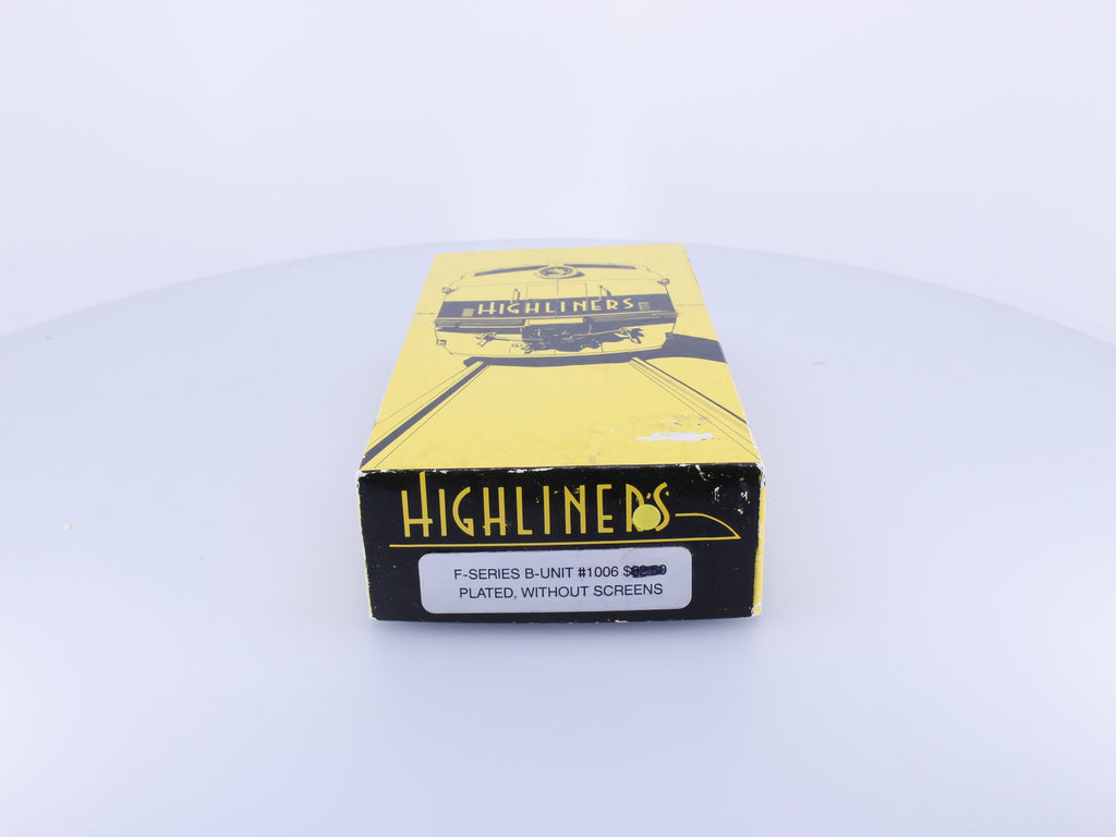 Highliners 1006 HO F-Series B-Unit Plated without Screens Kit #5 Analog DC