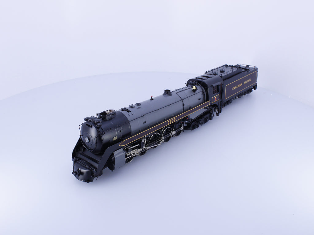 Sunset Models 5935 HO Brass 2-10-4 T-1c Selkirk Steam Locomotive DCC/Sound Professionally Painted Canadian Pacific (CP) 5935 DCC & Sound