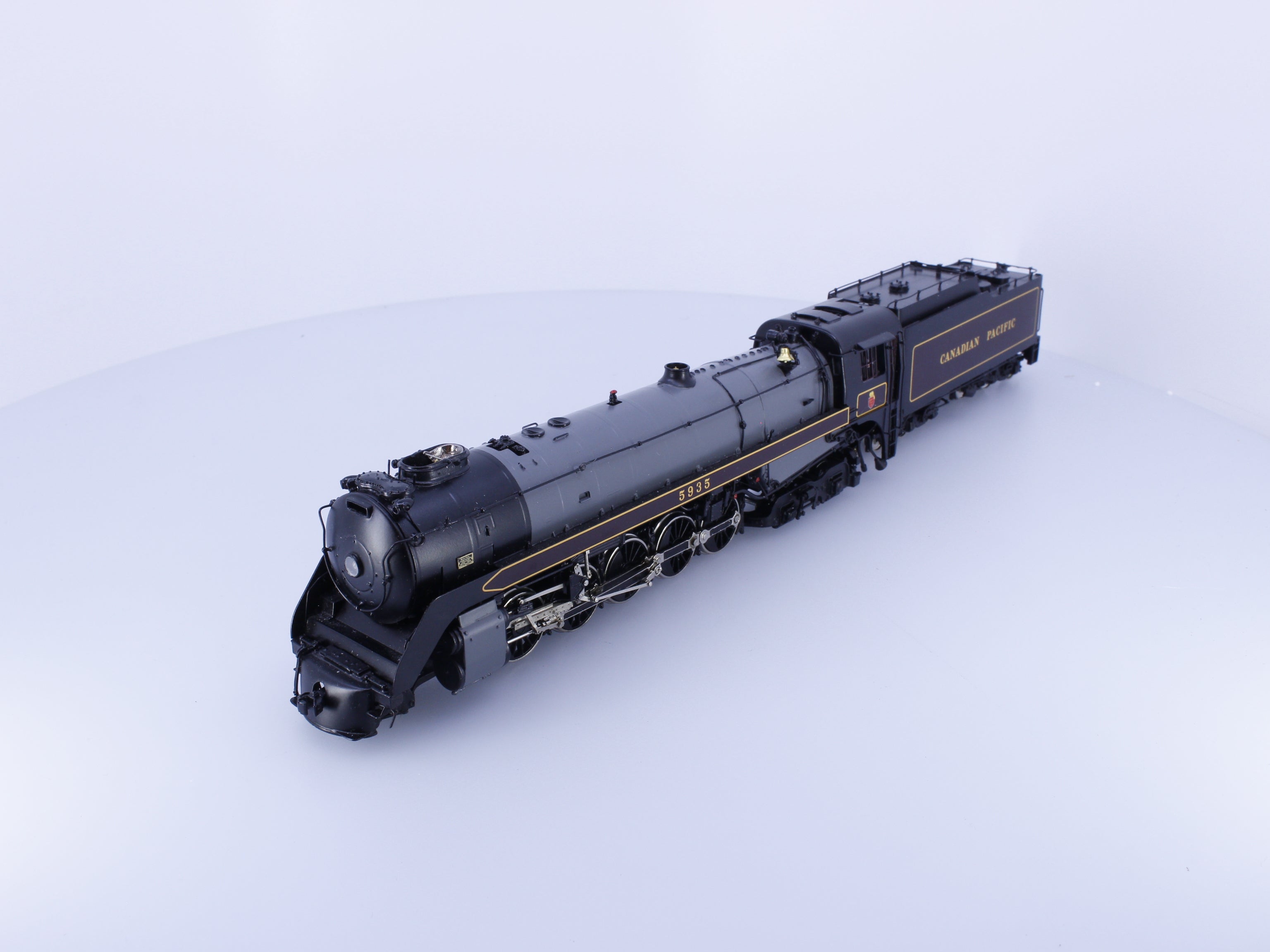 Sunset Models 5935 HO Brass 2-10-4 T-1c Selkirk Steam Locomotive DCC/Sound Professionally Painted Canadian Pacific (CP) 5935 DCC & Sound