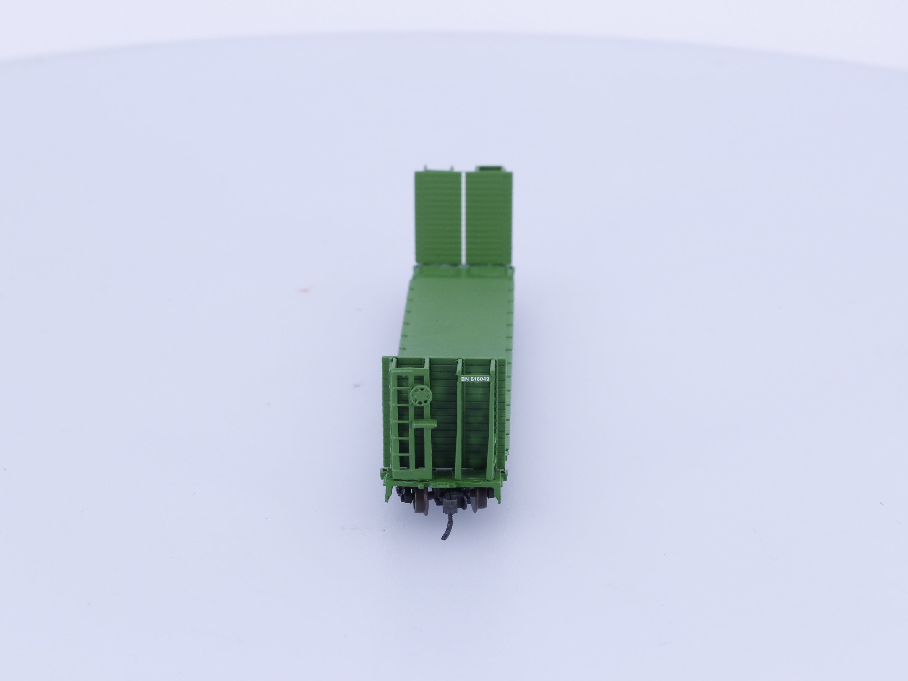 Athearn 10872 N 53' Bulkhead Flat Burlington Northern (BN) 616049 (#1)