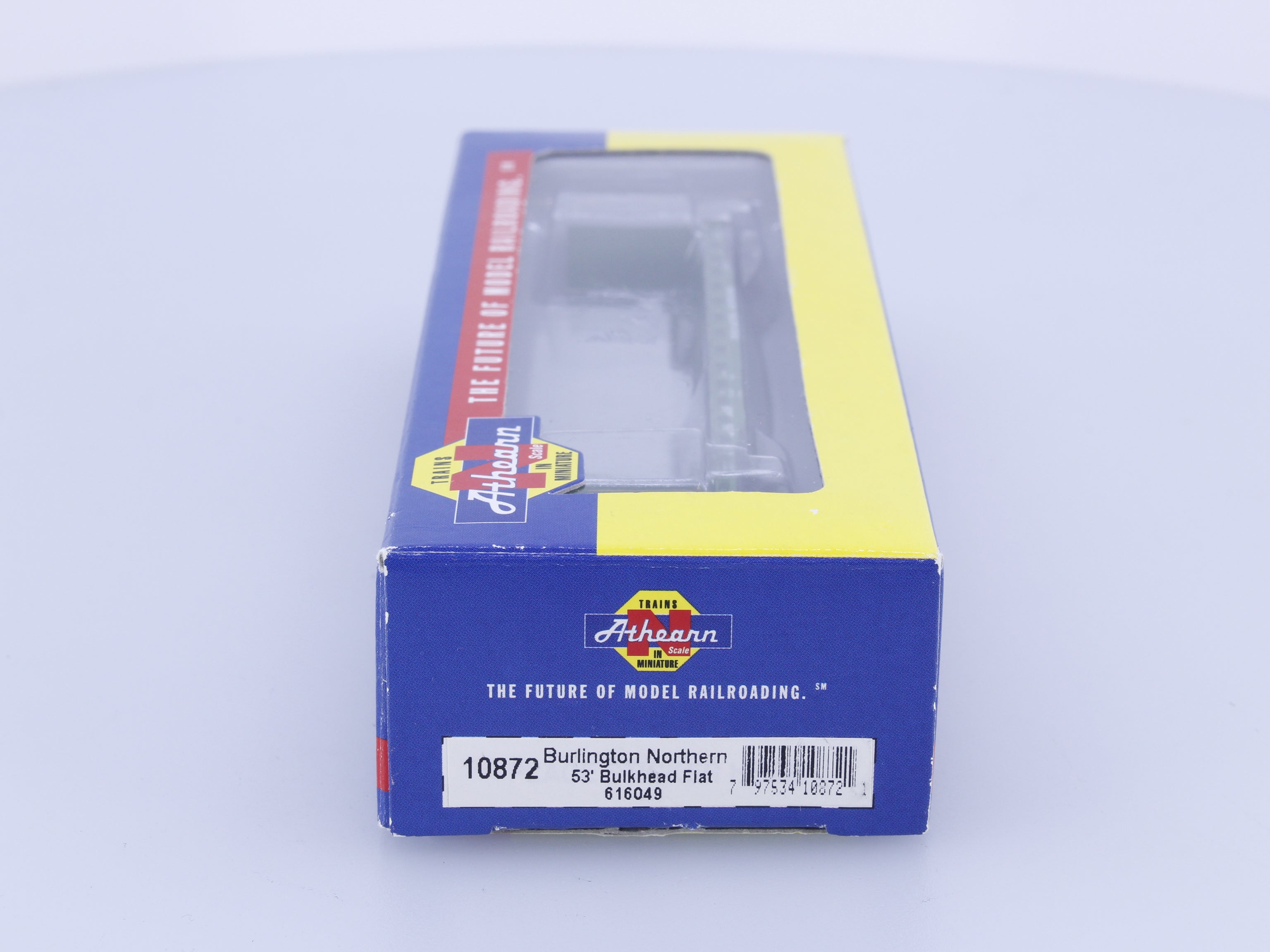Athearn 10872 N 53' Bulkhead Flat Burlington Northern (BN) 616049 (#2)