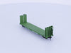 Athearn 10871 N 53' Bulkhead Flat Burlington Northern (BN) 616036 (#1)