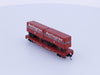 Atlas 37595 N Piggyback Flat w/2 x 24" Trailers Burlington Northern (BN) 89500