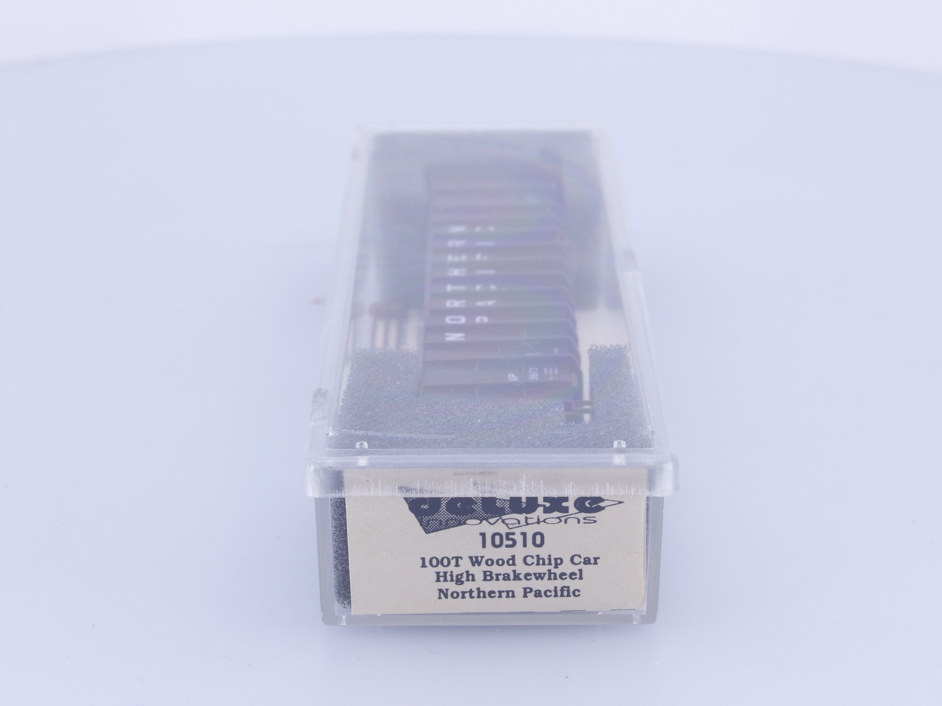 Deluxe Innovations 10510 N 100T Wood Chip Car no Trucks Northern Pacific (NP) 119873
