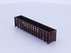 Deluxe Innovations 10510 N 100T Wood Chip Car no Trucks Northern Pacific (NP) 119873