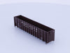Deluxe Innovations 10510 N 100T Wood Chip Car no Trucks Northern Pacific (NP) 119980