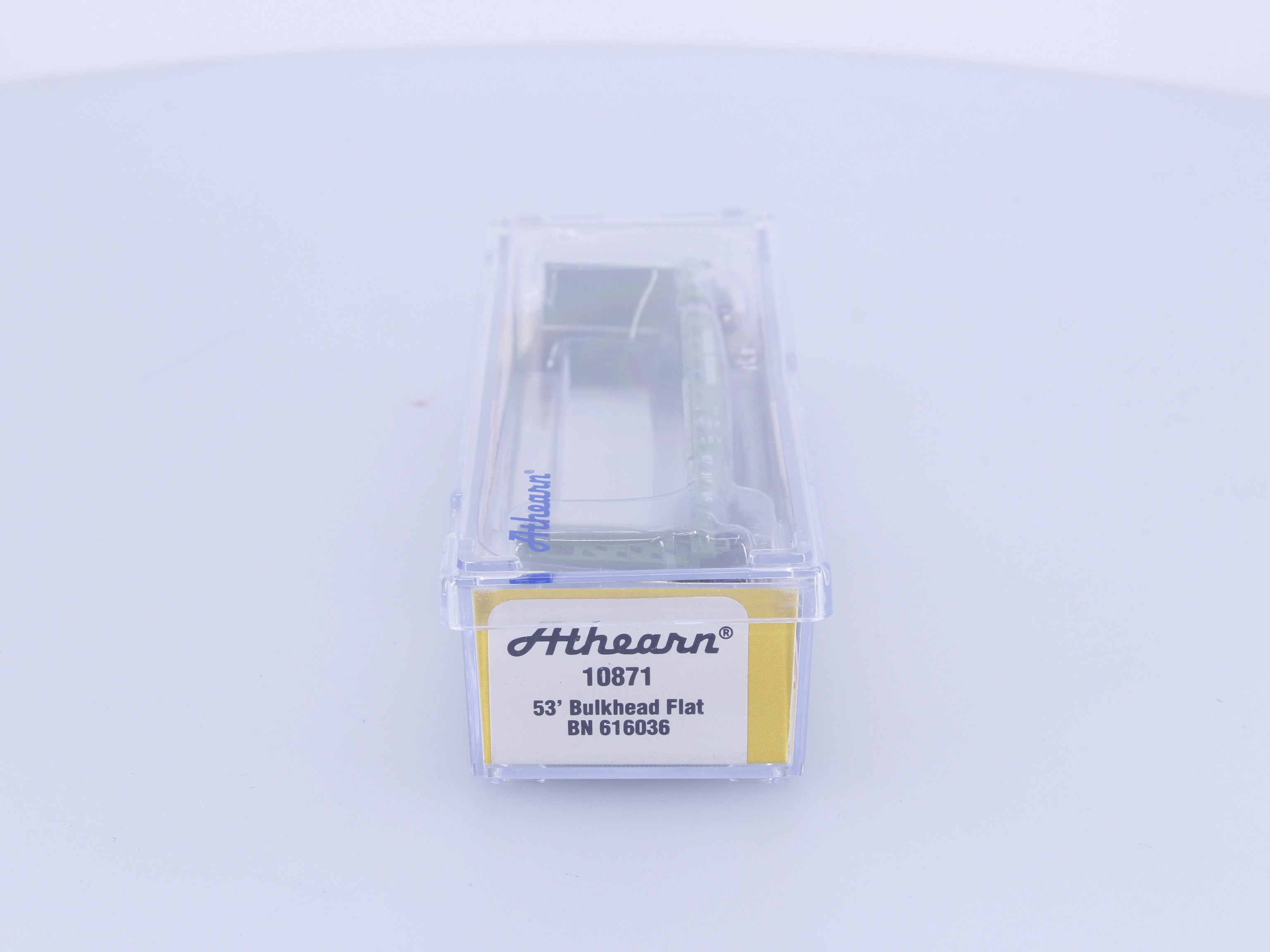 Athearn 10871 N 53' Bulkhead Flat Burlington Northern (BN) 616036 (#2)